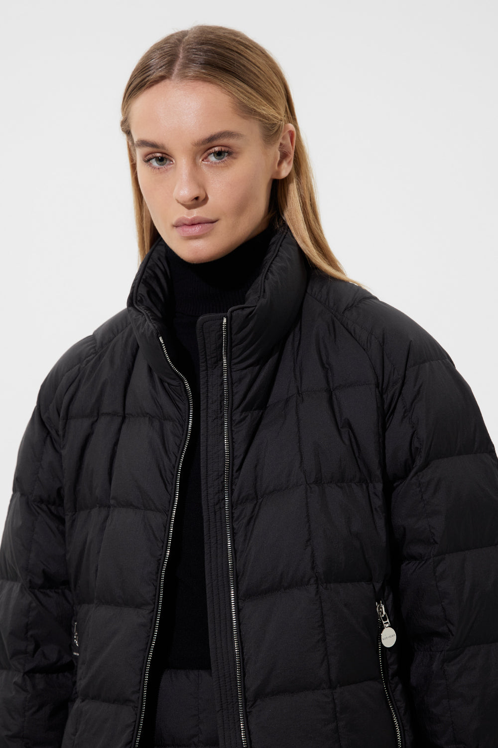 Short Corn Jacket Micro Black