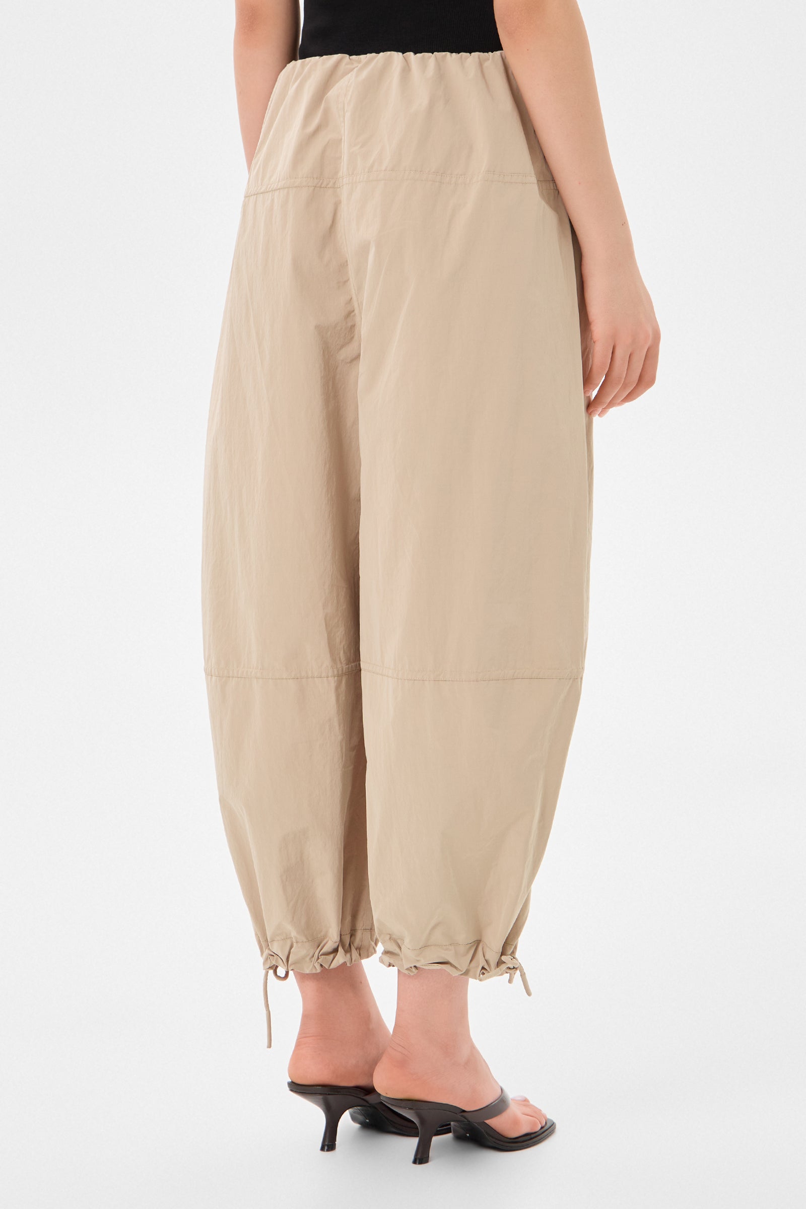 Light Balloon Pants Scooter Beige