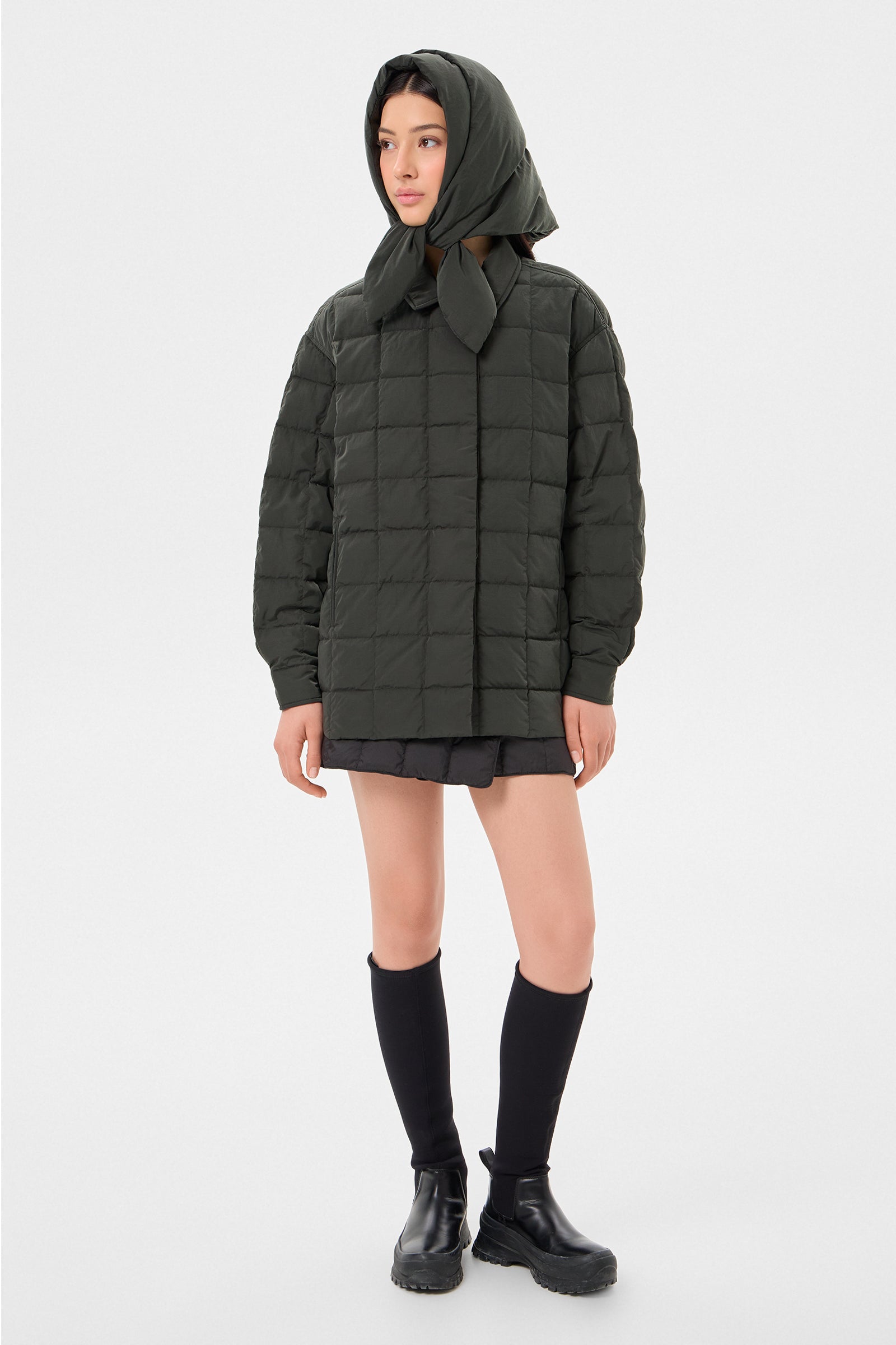Hustka Hood Ennio Khaki