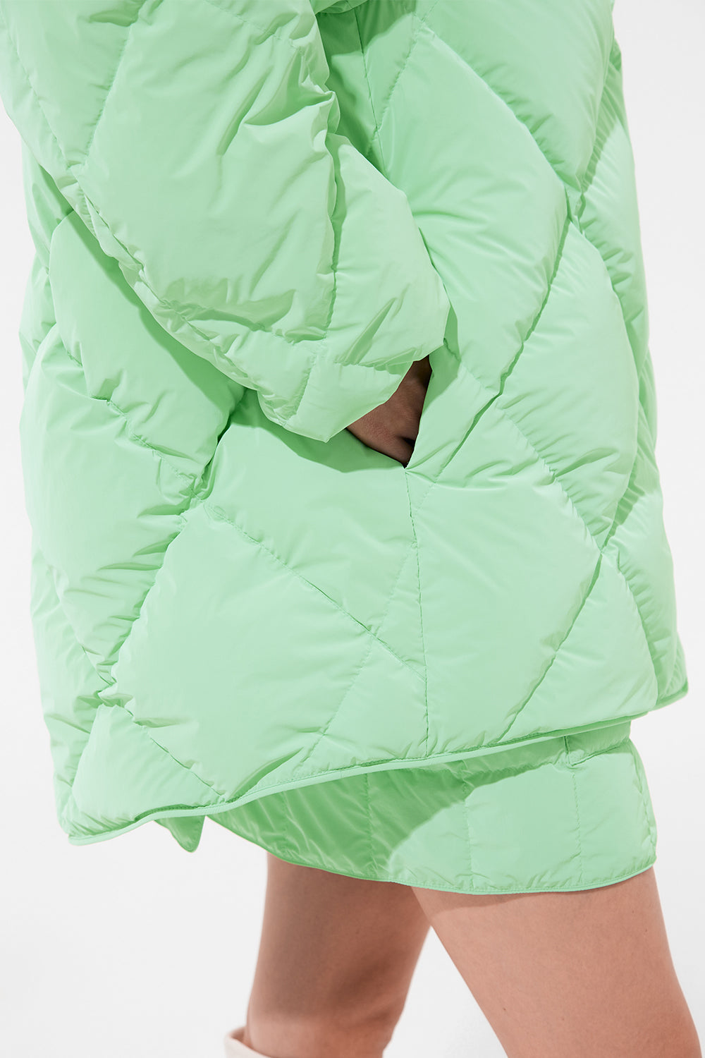 Shearling Queen Jacket Powder Mint