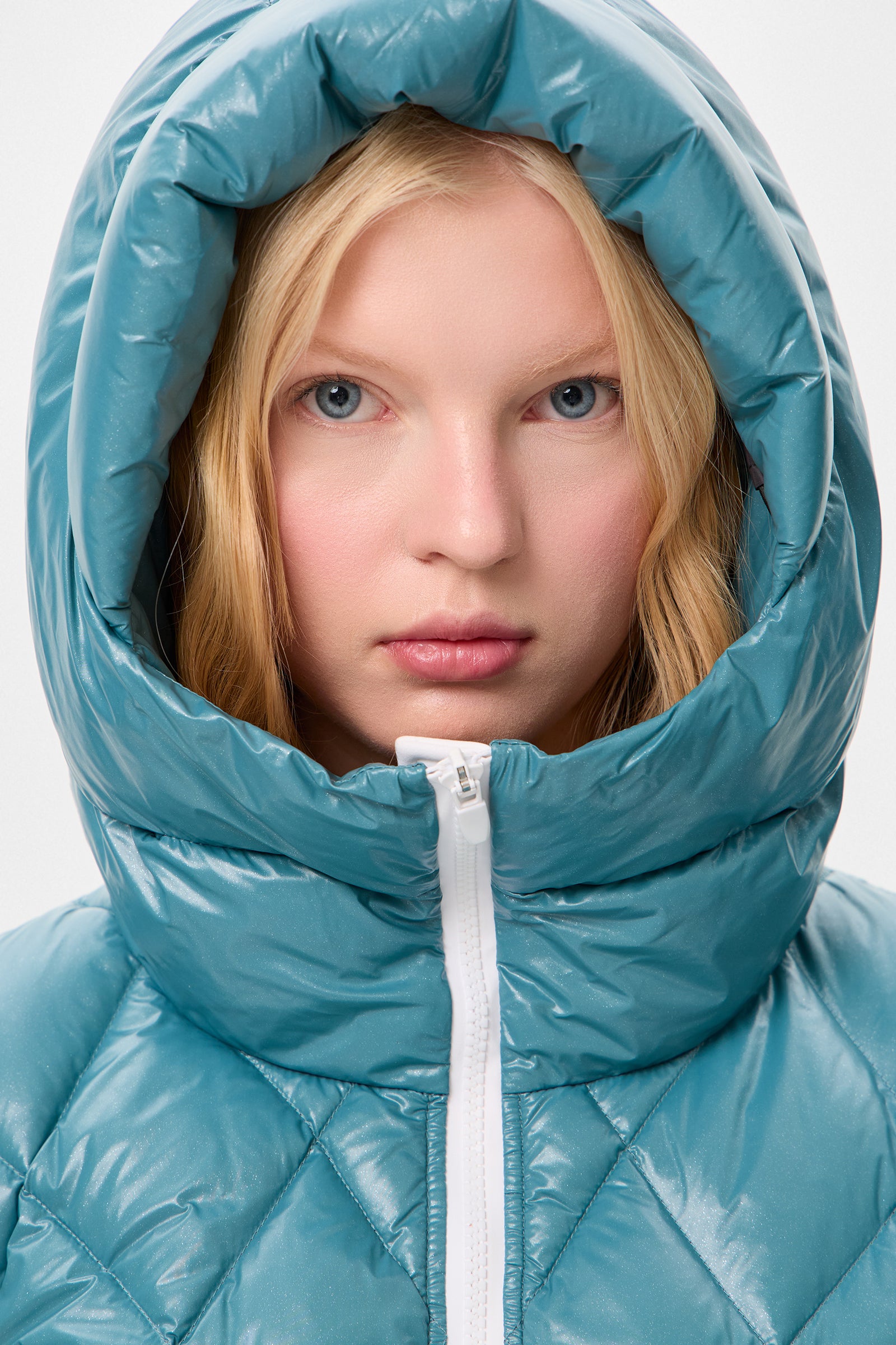 Apres Ski Stardust Overall Glitter Green + Shell White
