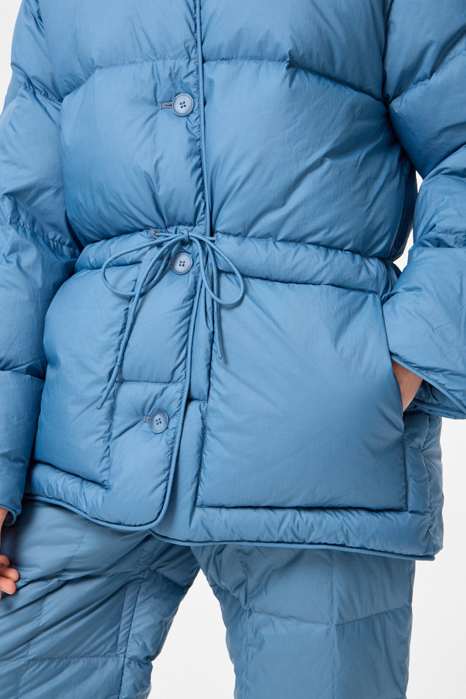 Cozy Michlin Jacket Micro Stone Blue