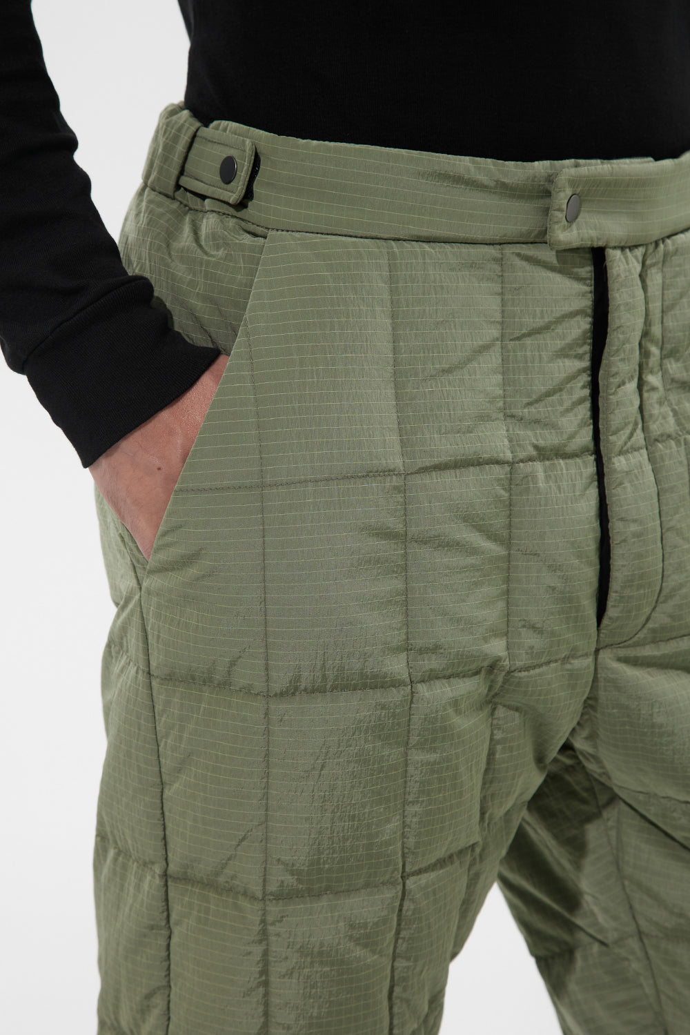 Dunno Pants Man Rib Khaki