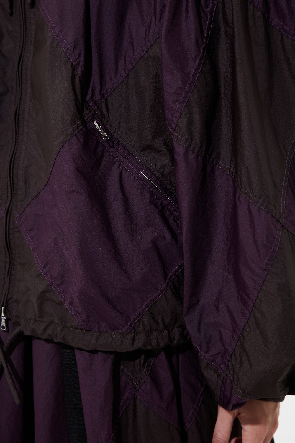 Diamond Balloon Jacket Micro Pomegranate + Micro Brown