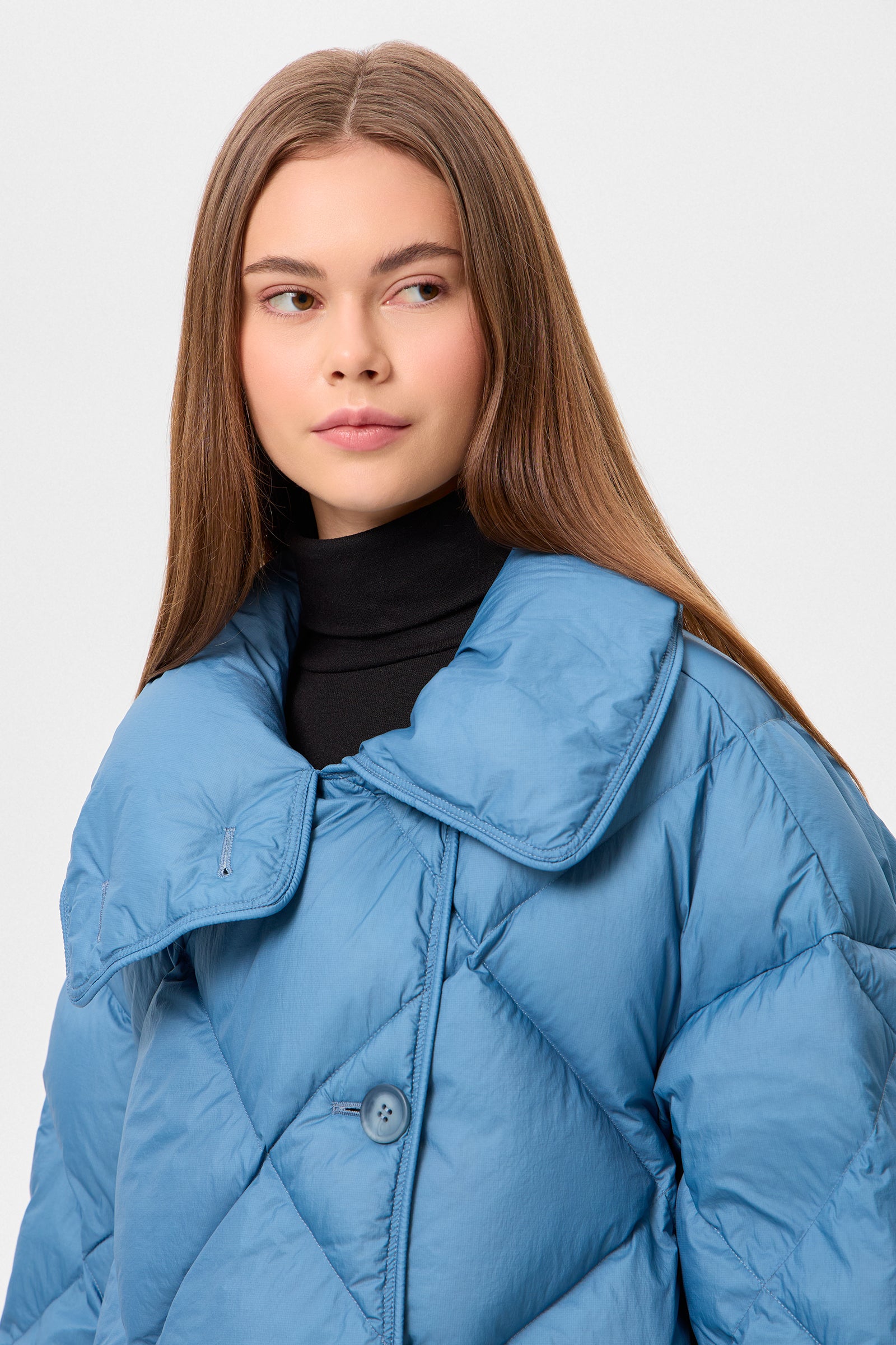 Cozy Queen Jacket Micro Stone Blue