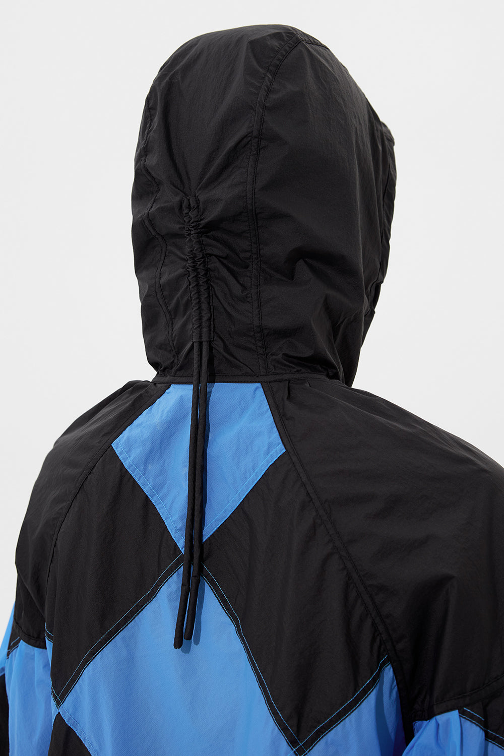 Diamond Balloon Jacket Micro Black + Micro Bright Blue