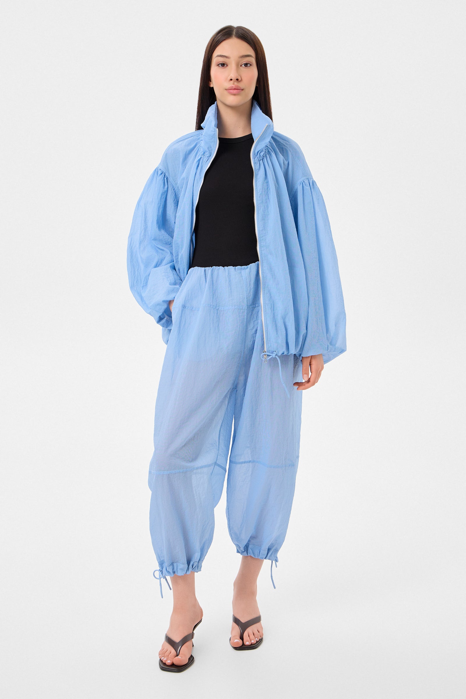 Light Balloon Pants Gaby Blue