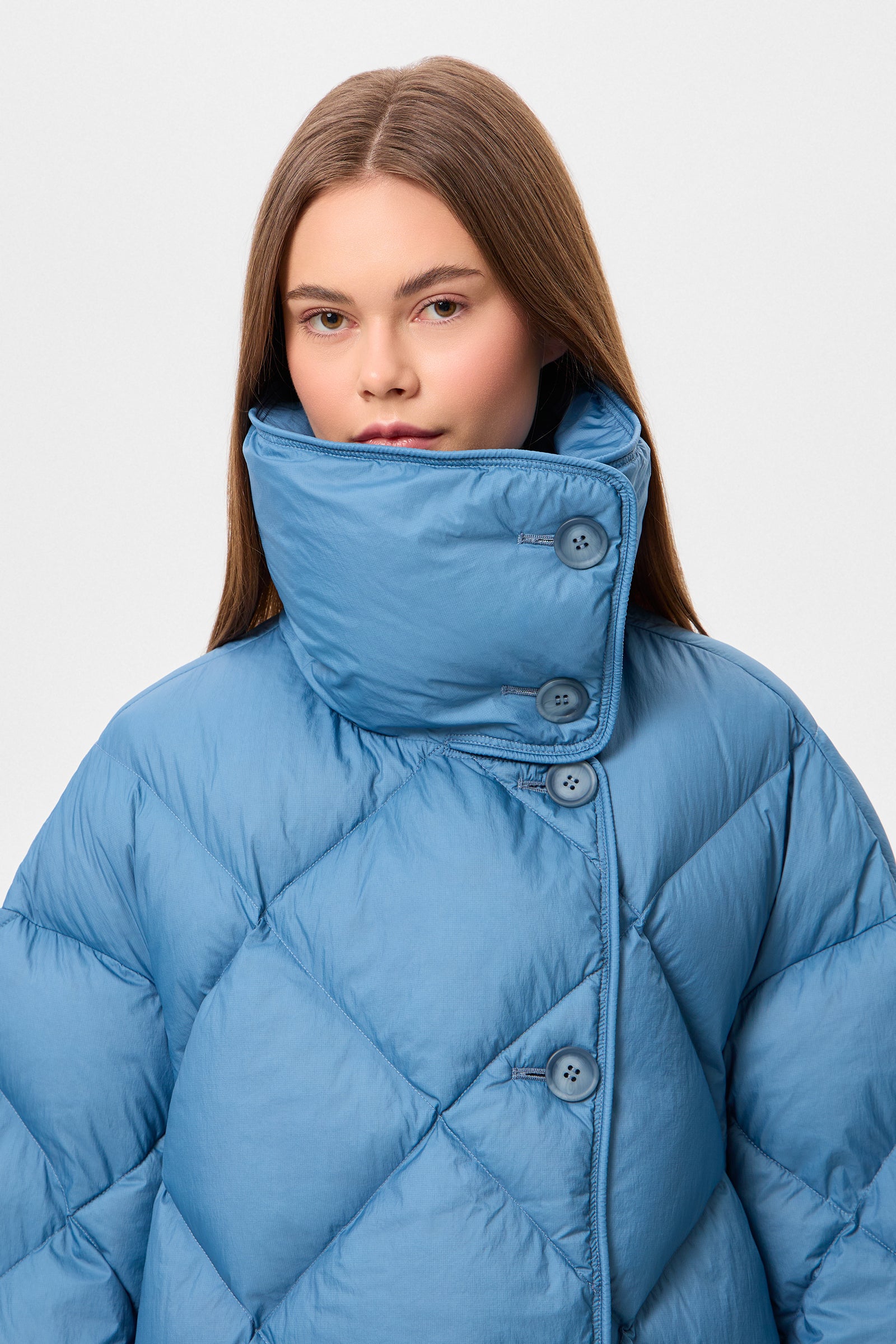 Cozy Queen Jacket Micro Stone Blue