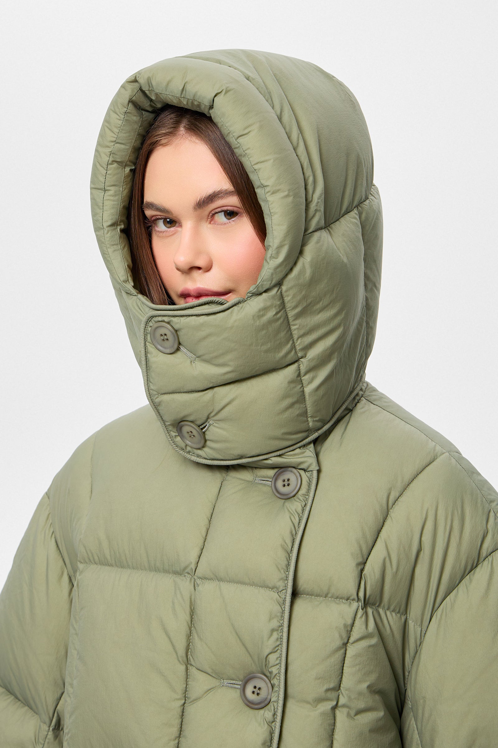 Cozy Nimbo Jacket Micro Olive Green