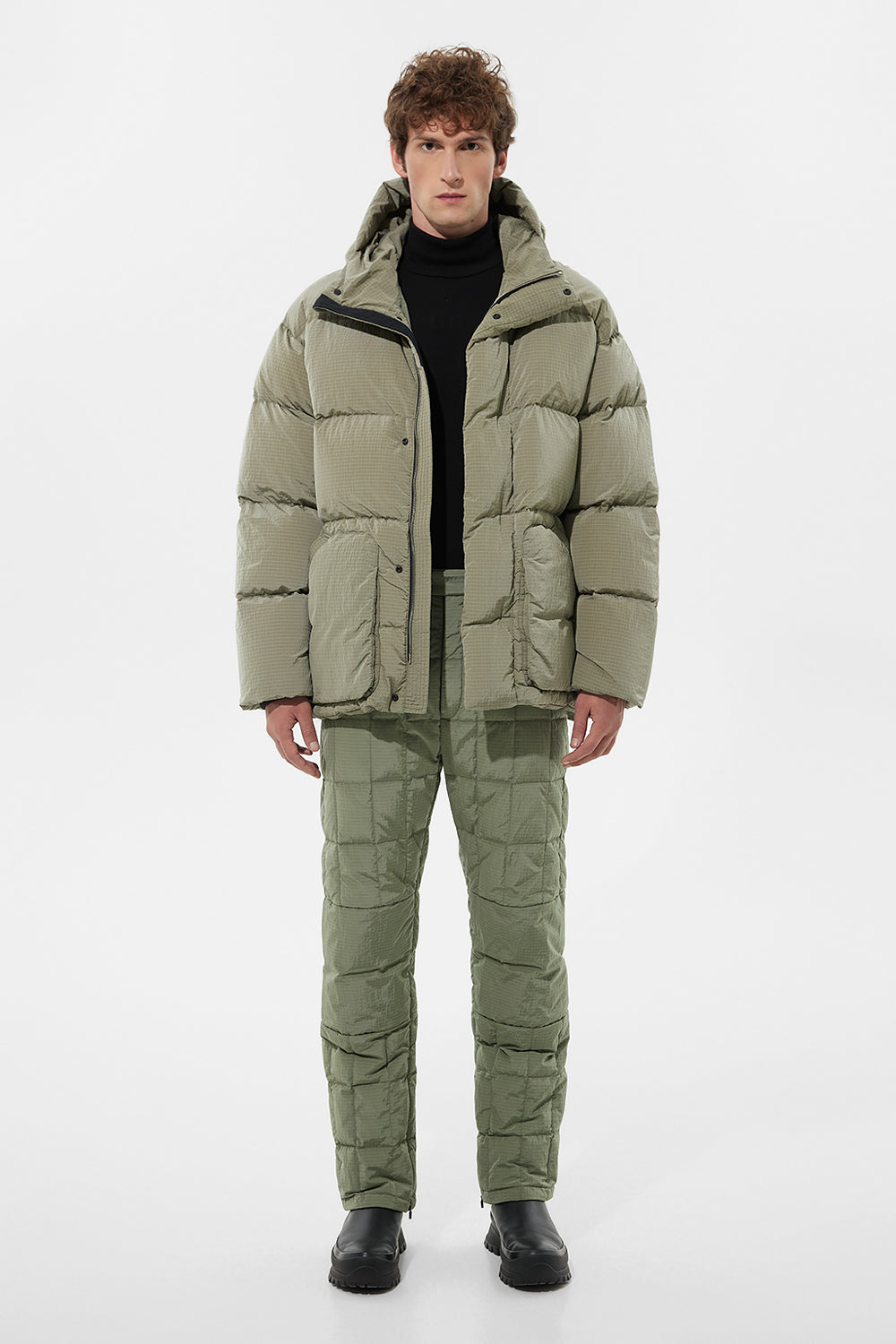 Dunno Pants Man Rib Khaki