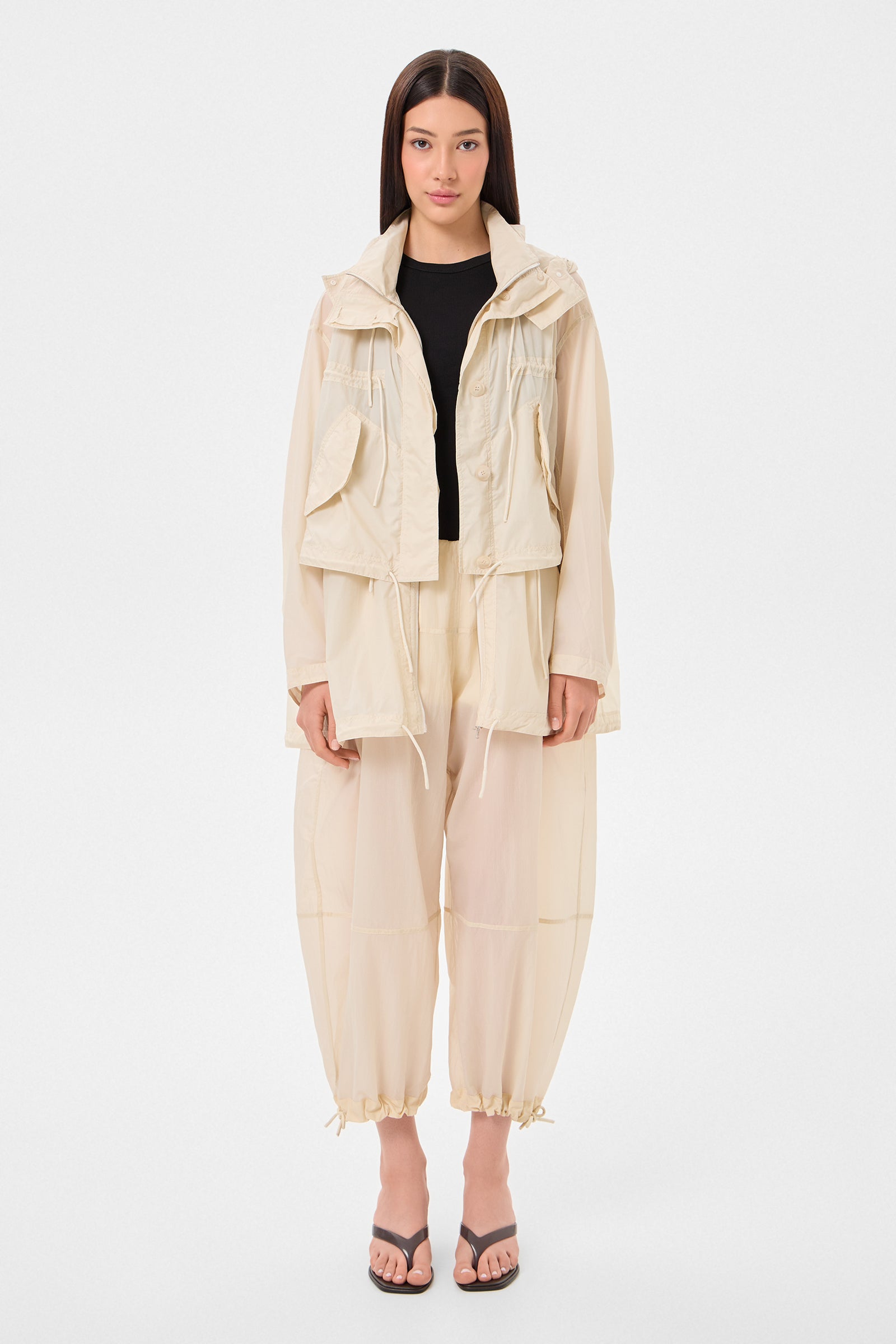 Light Balloon Pants Ketchup Beige
