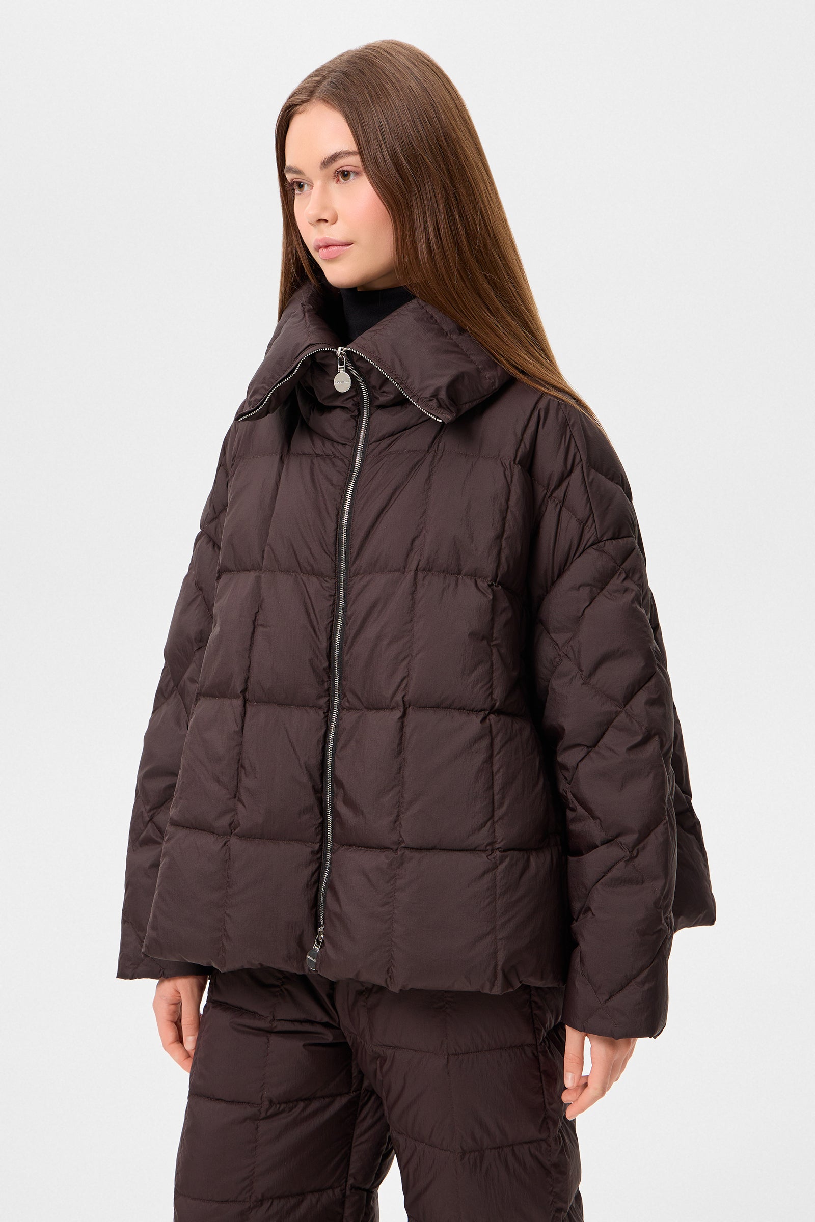 COZY ARCO JACKET MICRO BROWN