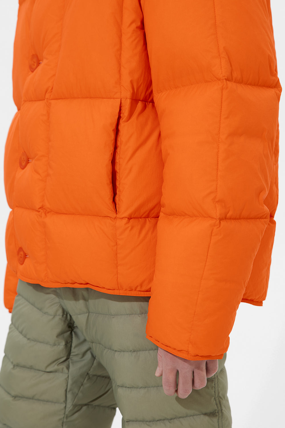 Young Jacket Man Micro Orange