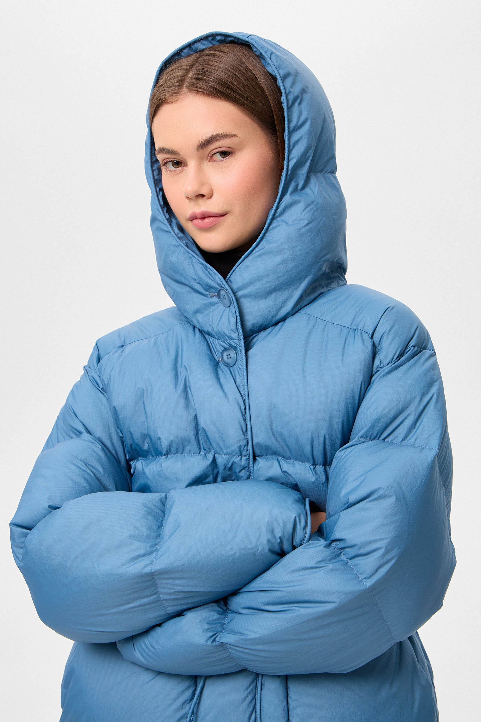 Cozy Michlin Jacket Micro Stone Blue