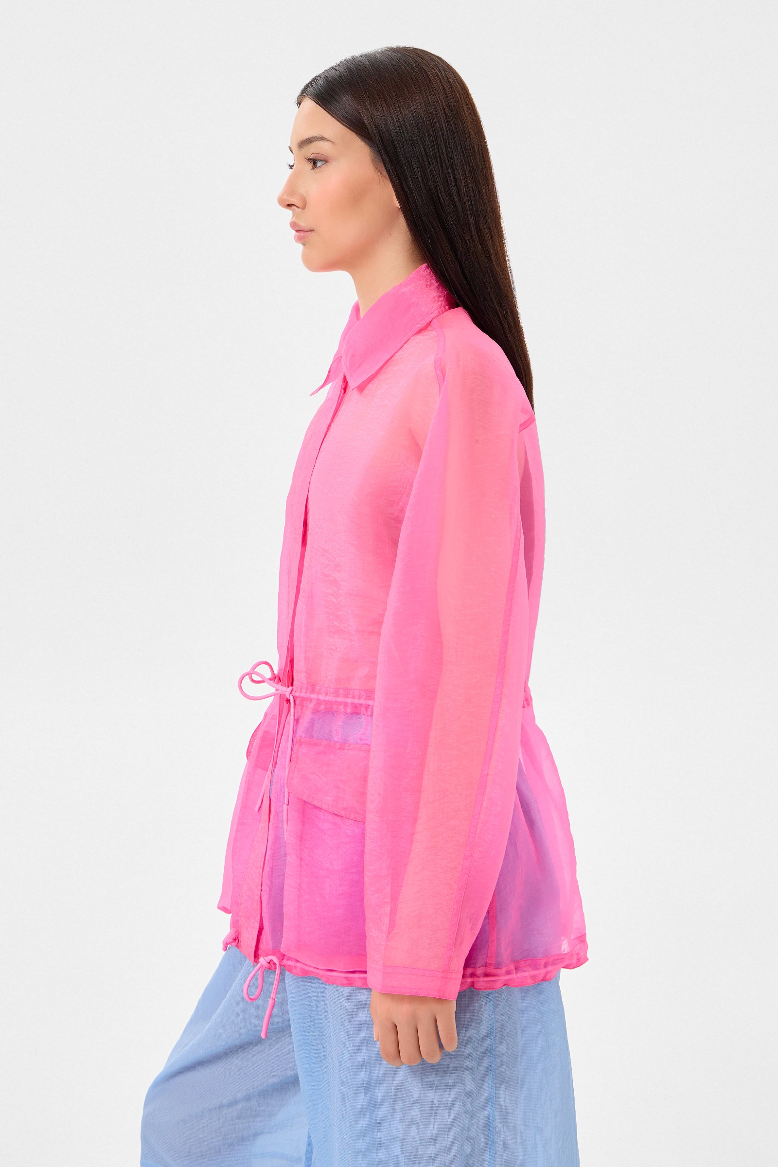Cap Jacket Neon Pink