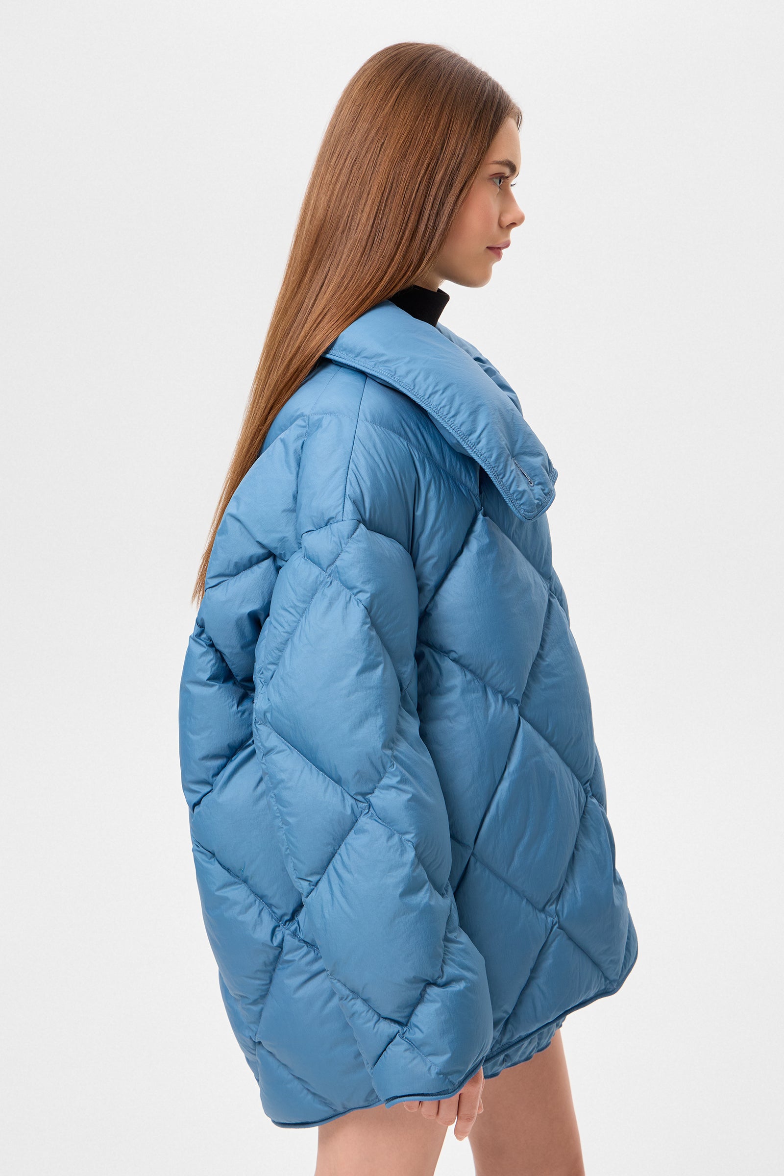 Cozy Queen Jacket Micro Stone Blue
