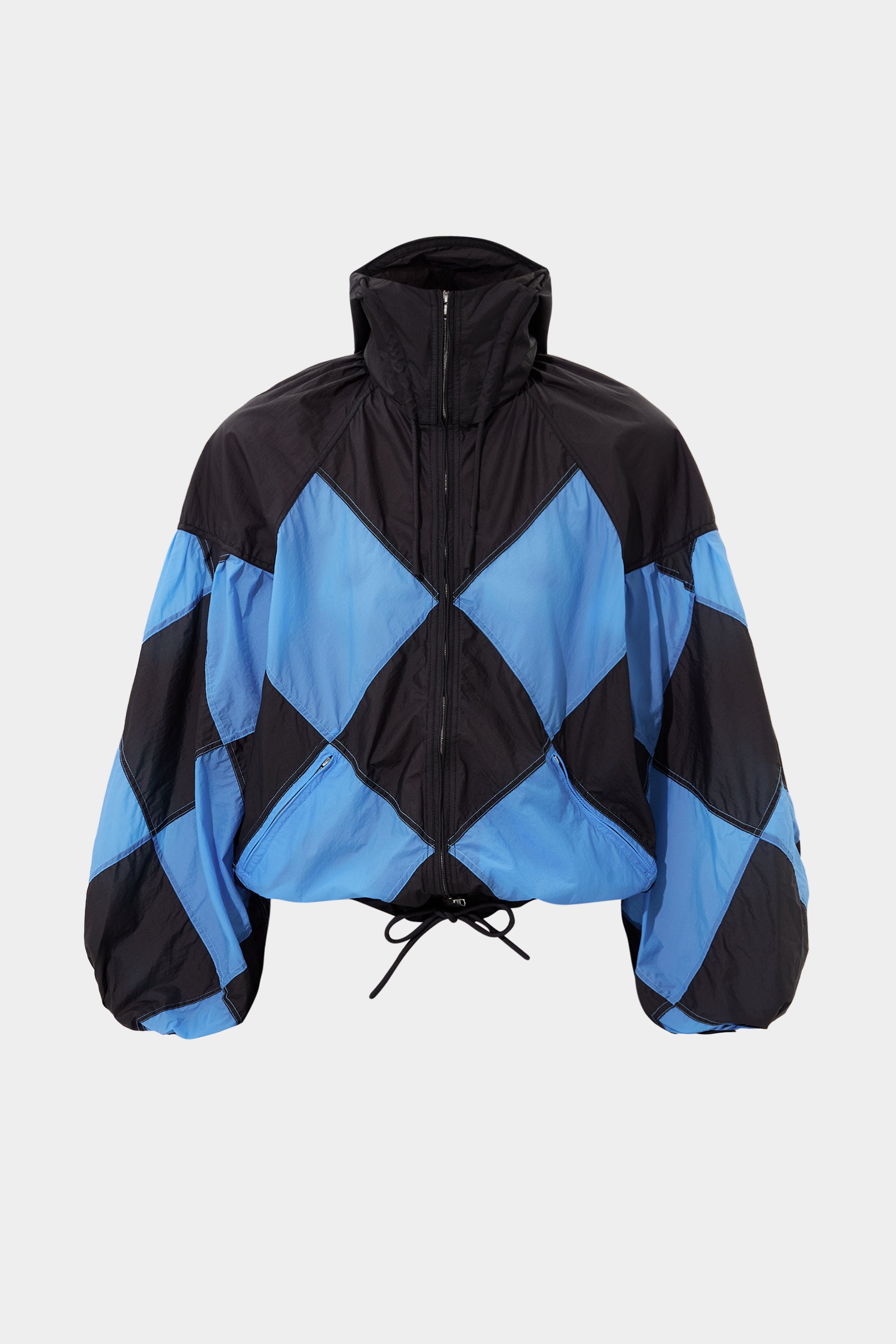 Diamond Balloon Jacket Micro Black + Micro Bright Blue