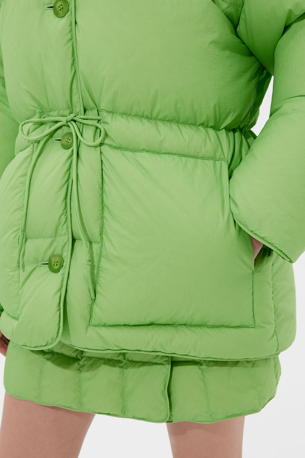 Cozy Michlin Jacket Micro Lime