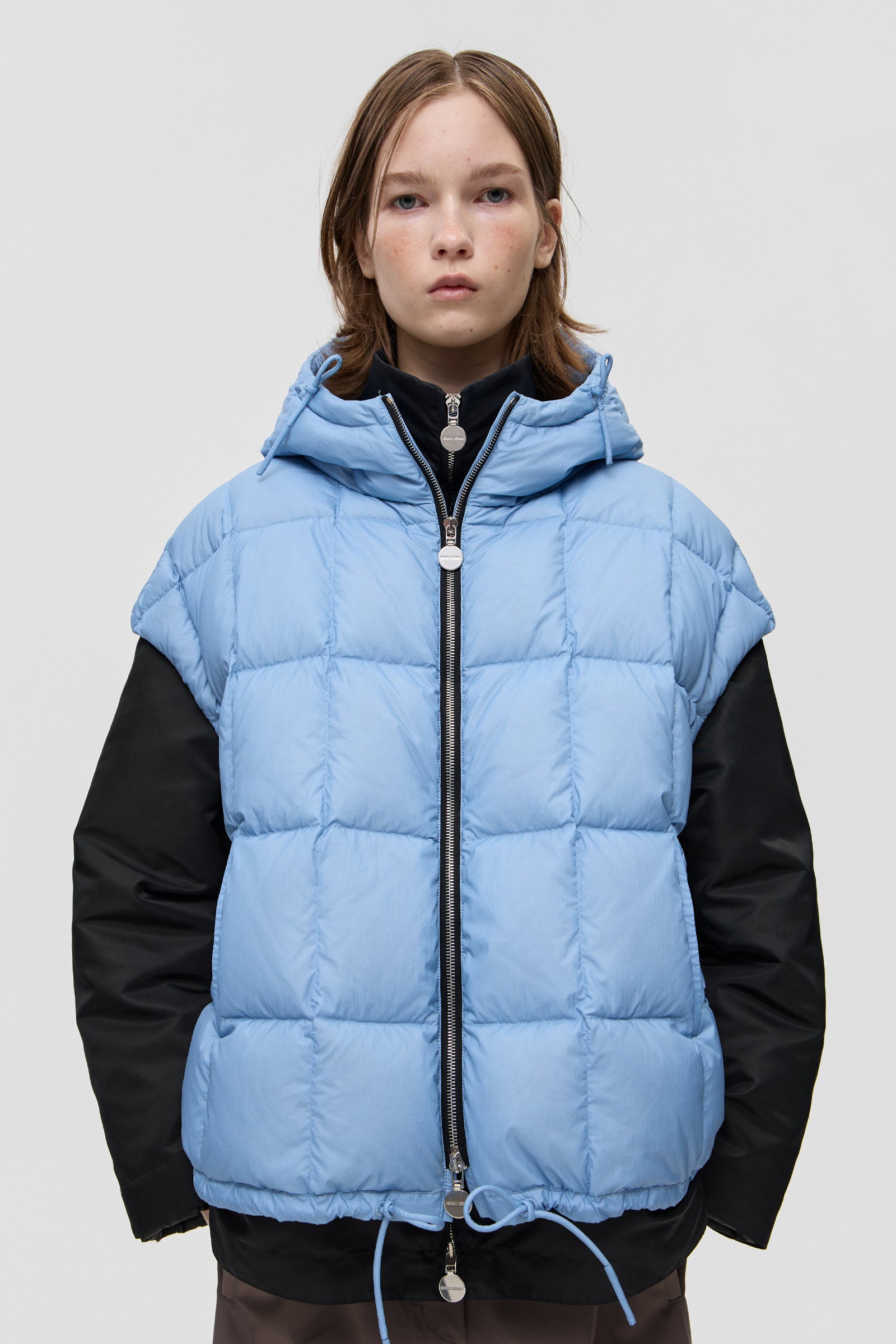 COZY ARCO VEST MICRO BLUE