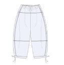 LIGHT BALLOON PANTS GABY WHITE