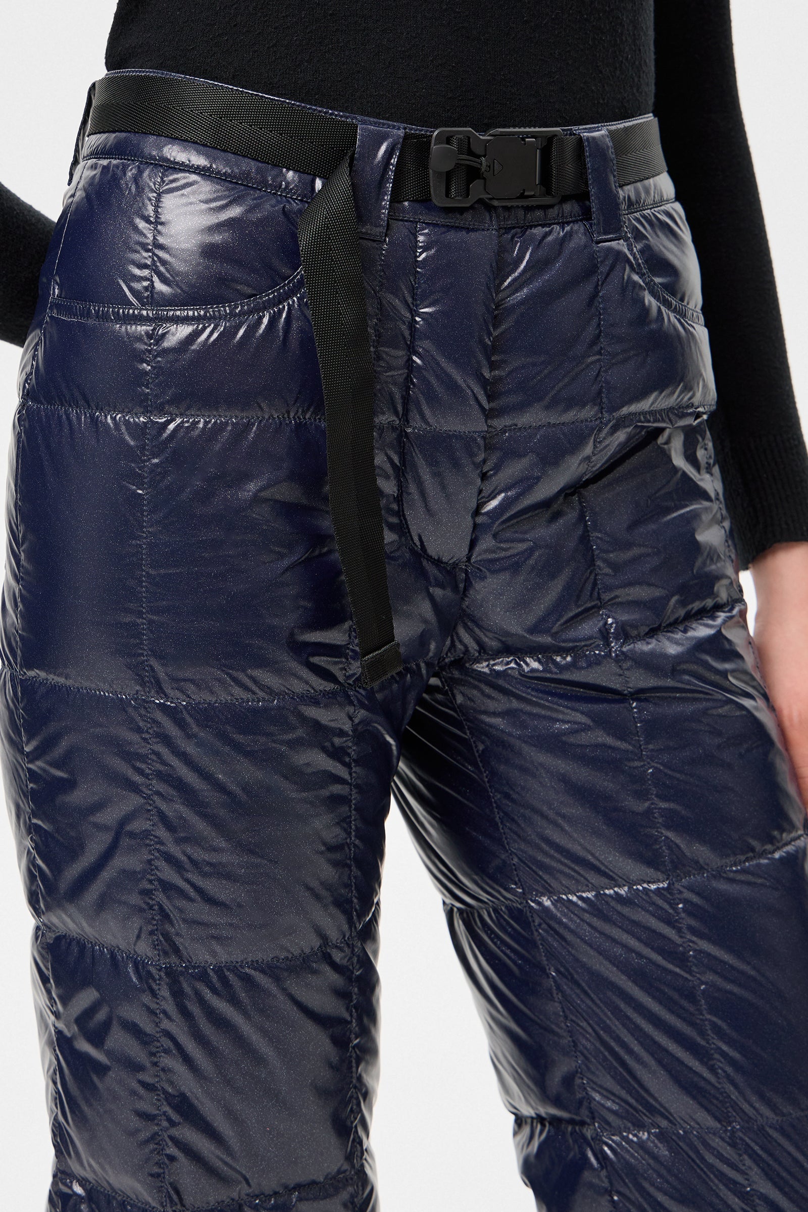 APRES SKI CHALET PANTS GLITTER NAVY - IENKI IENKI