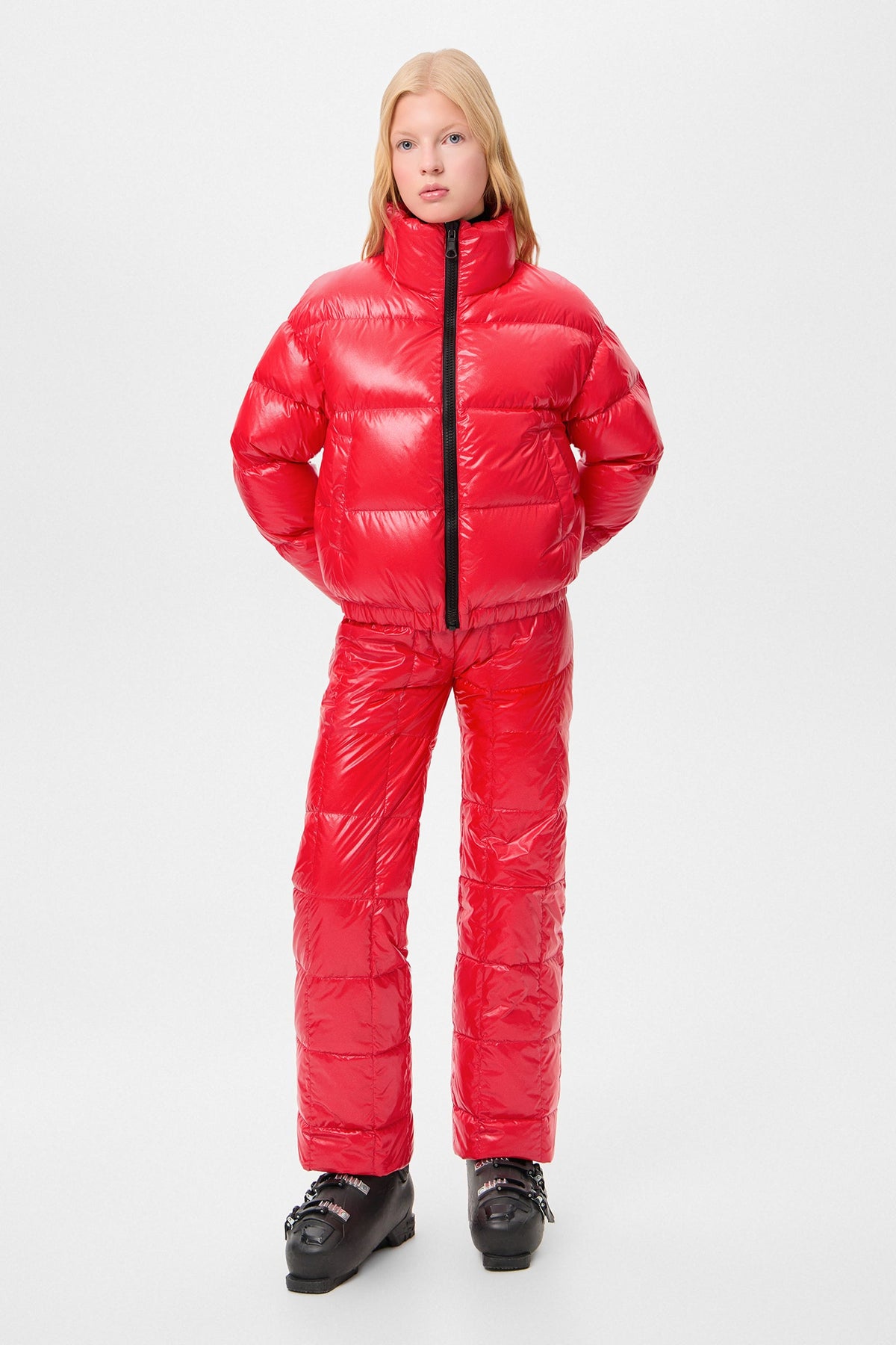 APRES SKI COOL JACKET GLITTER RED - IENKI IENKI