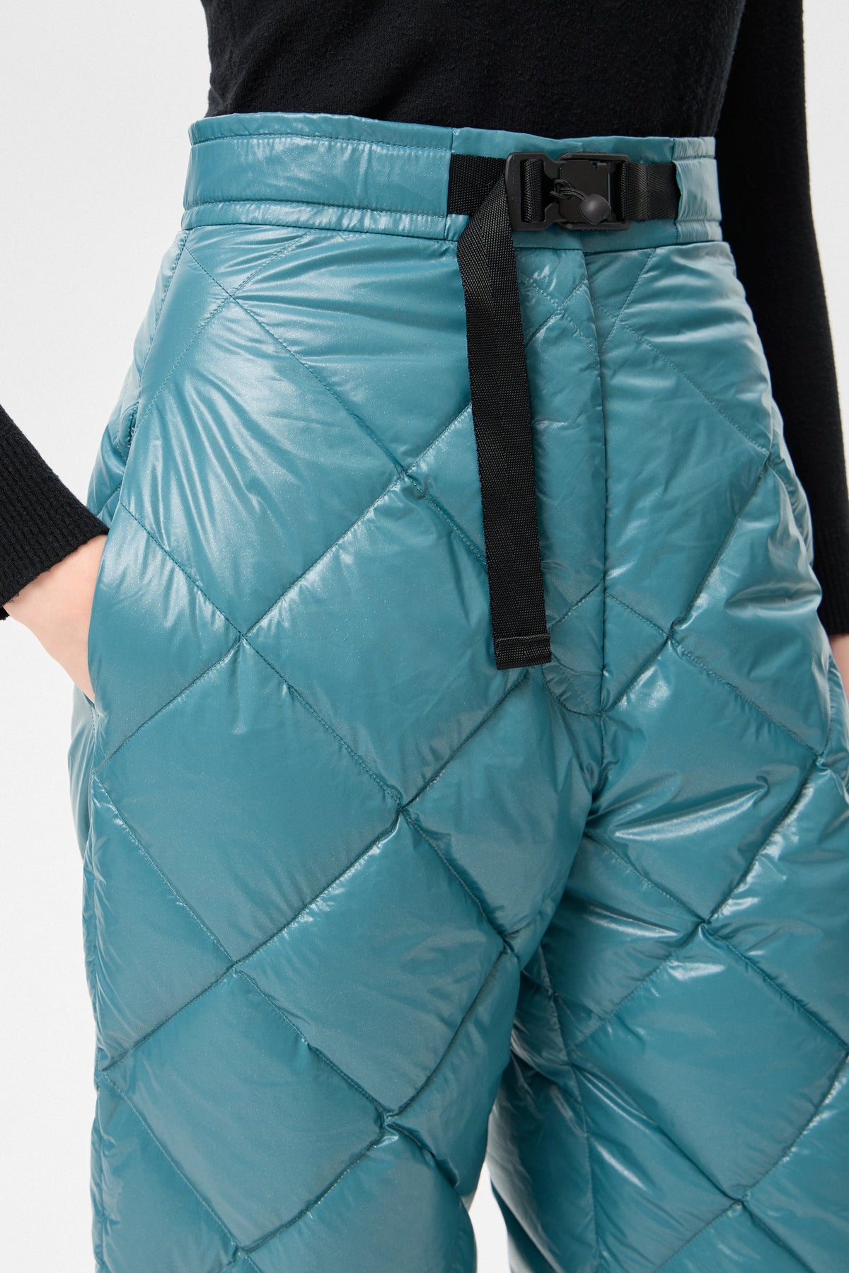 APRES SKI DUNNO PANTS GLITTER GREEN - IENKI IENKI