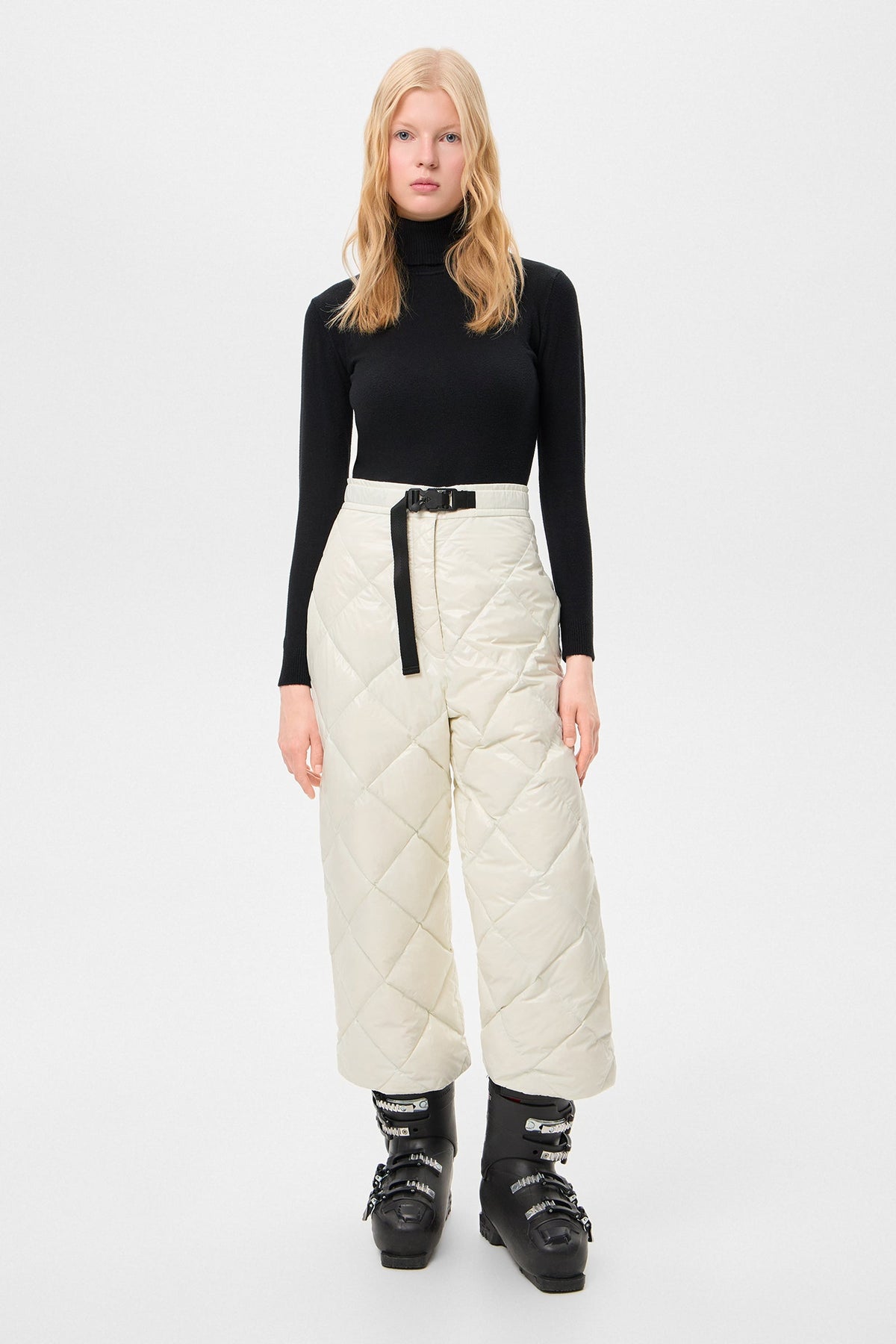 APRES SKI DUNNO PANTS GLITTER WHITE - IENKI IENKI