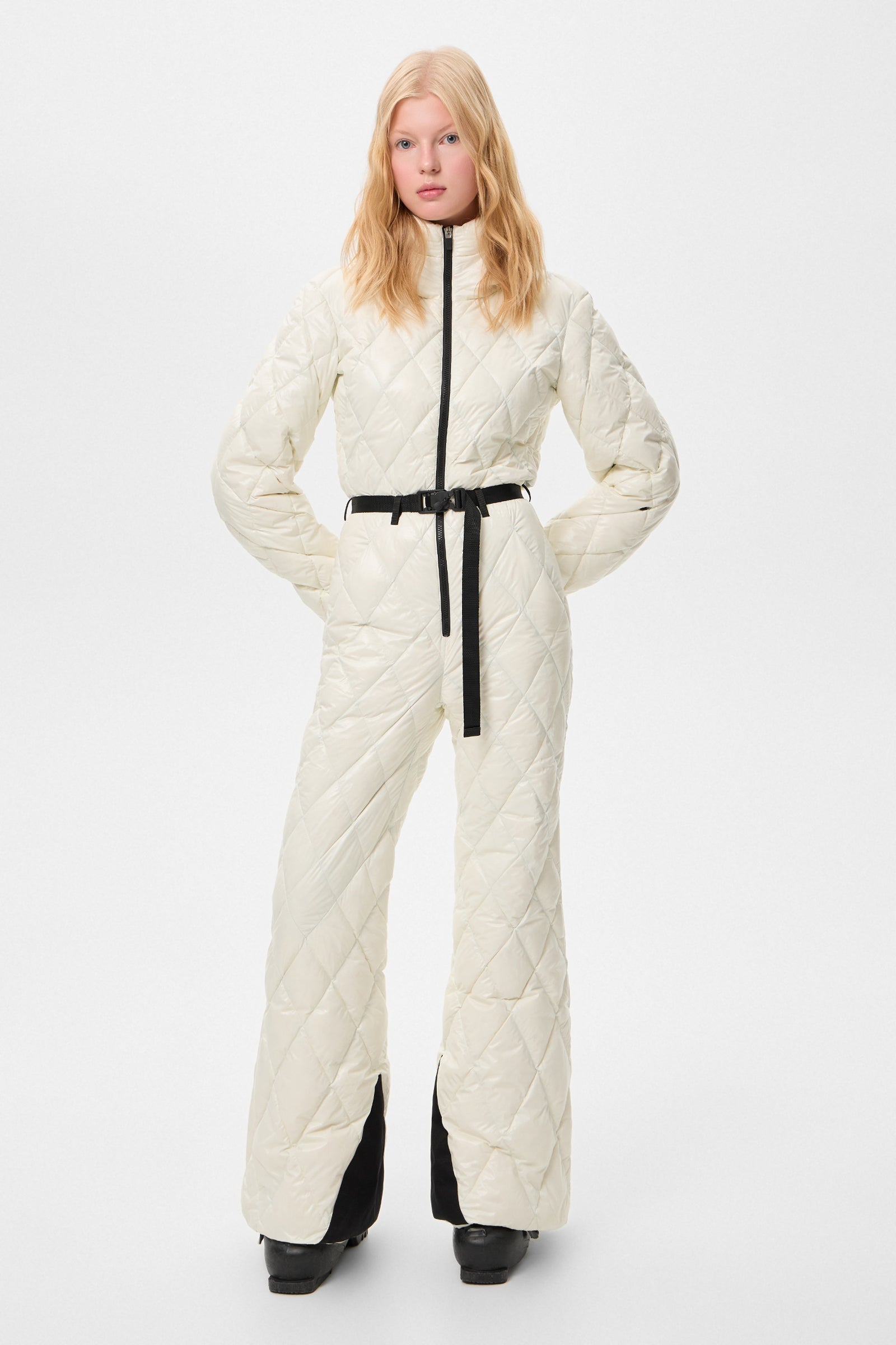 APRES SKI OVERALL GLITTER WHITE - IENKI IENKI