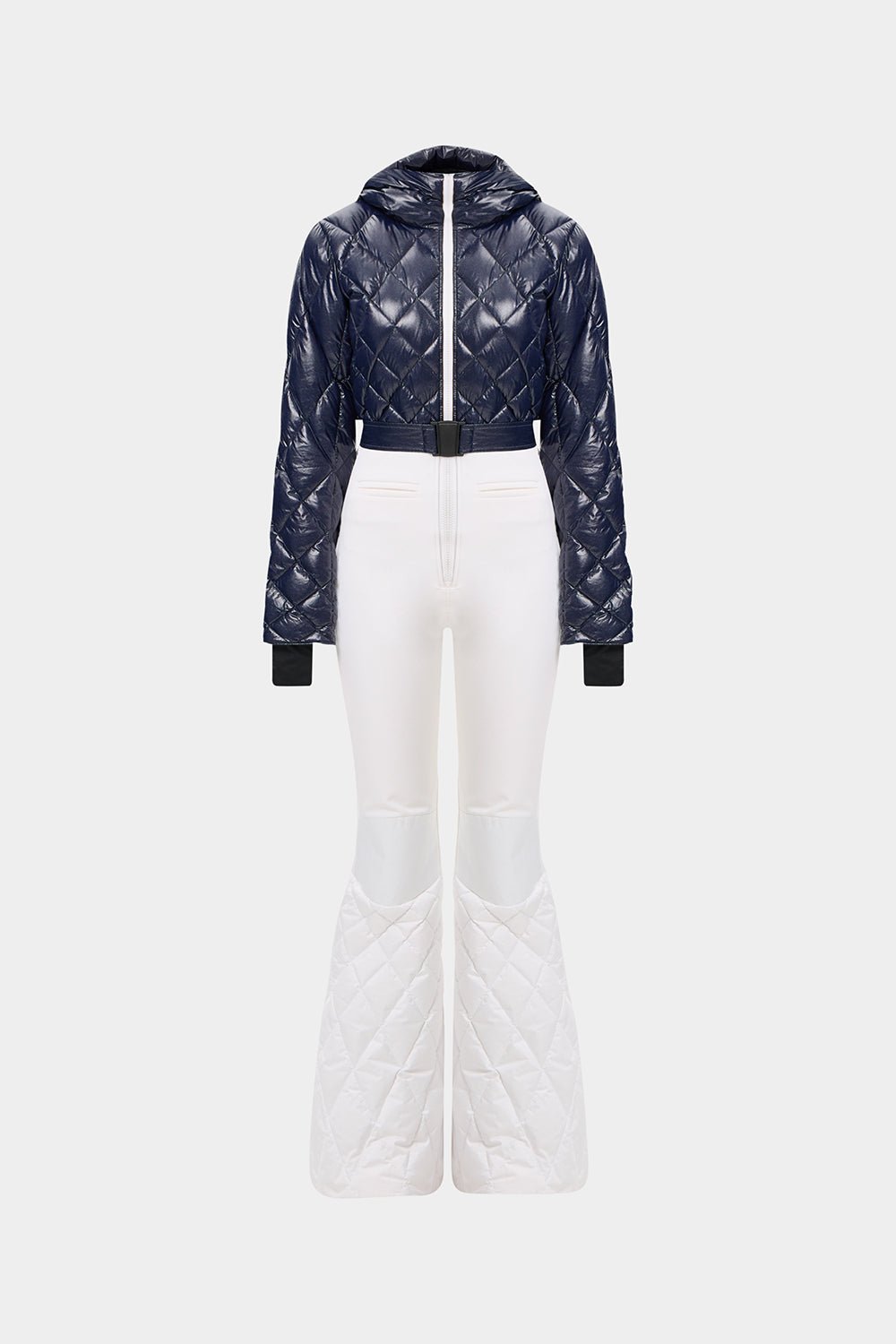 APRES SKI STARDUST OVERALL GLITTER NAVY + SHELL WHITE - IENKI IENKI