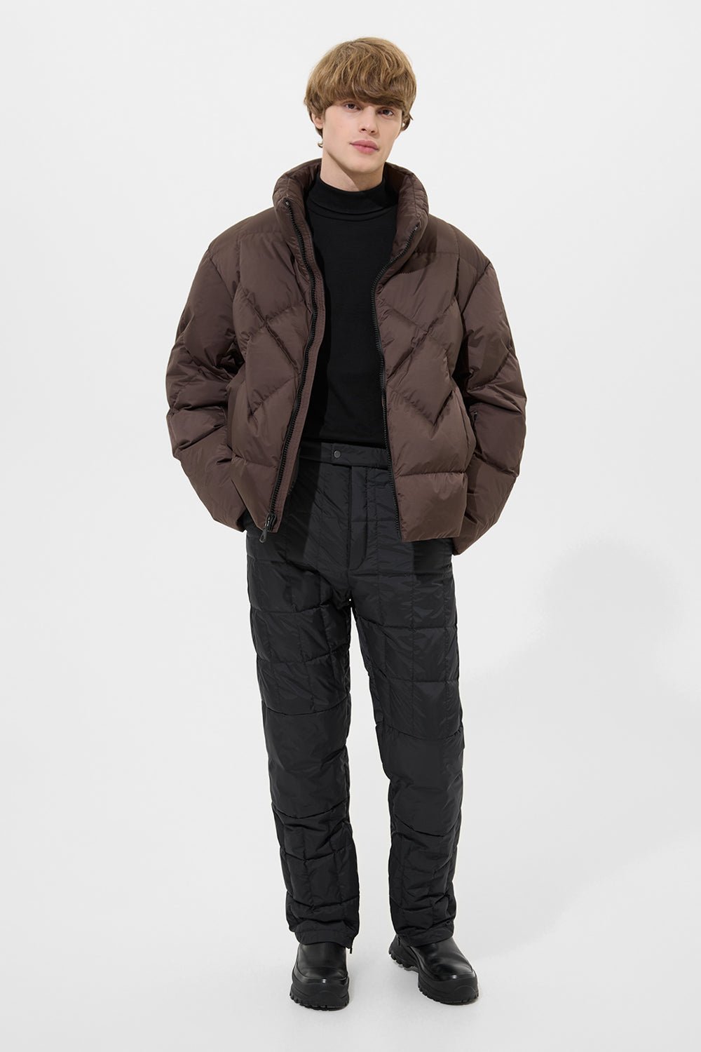 APRES SKI SUMMIT JACKET MAN TEC BROWN - IENKI IENKI