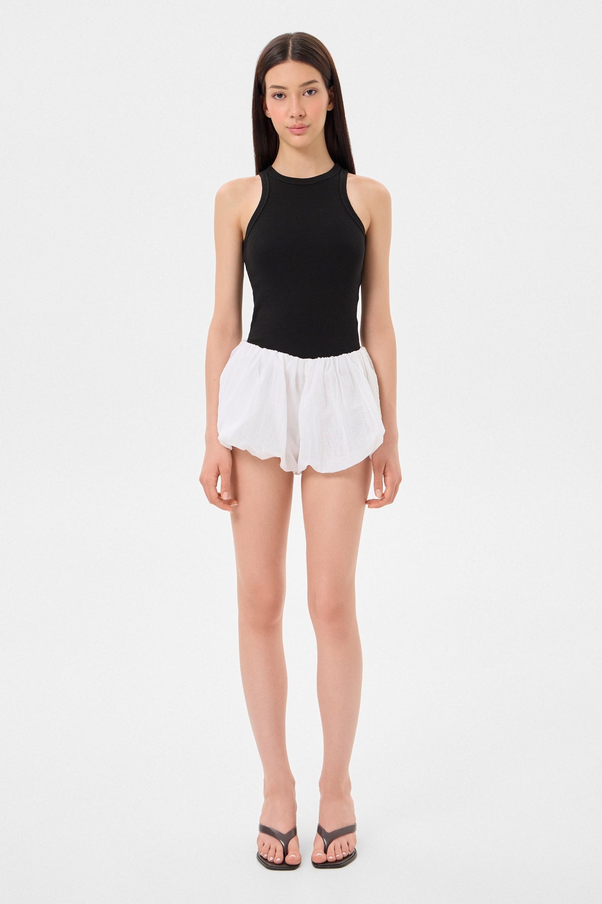 Balloon Shorts Gaby White - IENKI IENKI