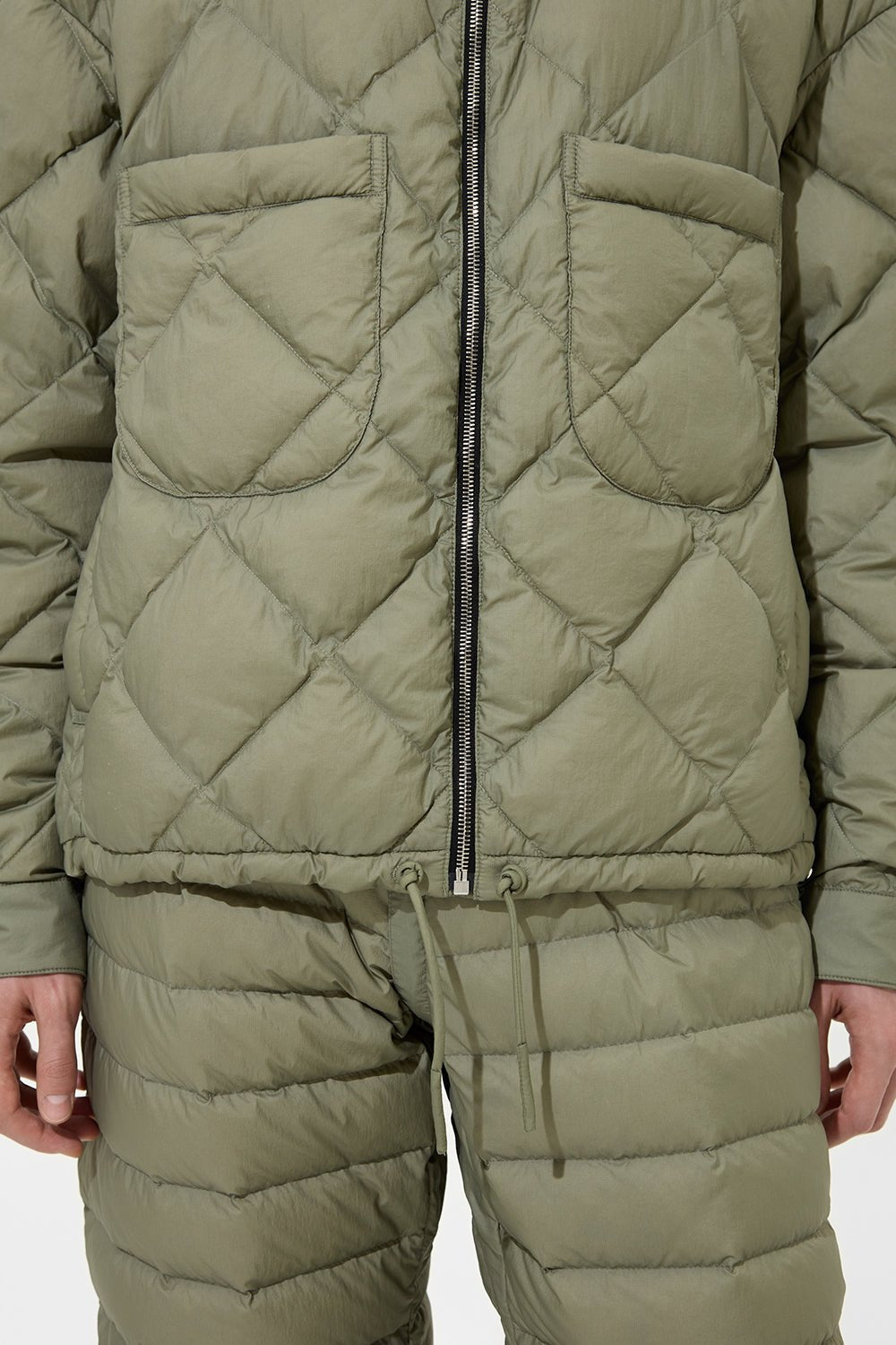 BLAZE JACKET MAN MICRO OLIVE GREEN - IENKI IENKI