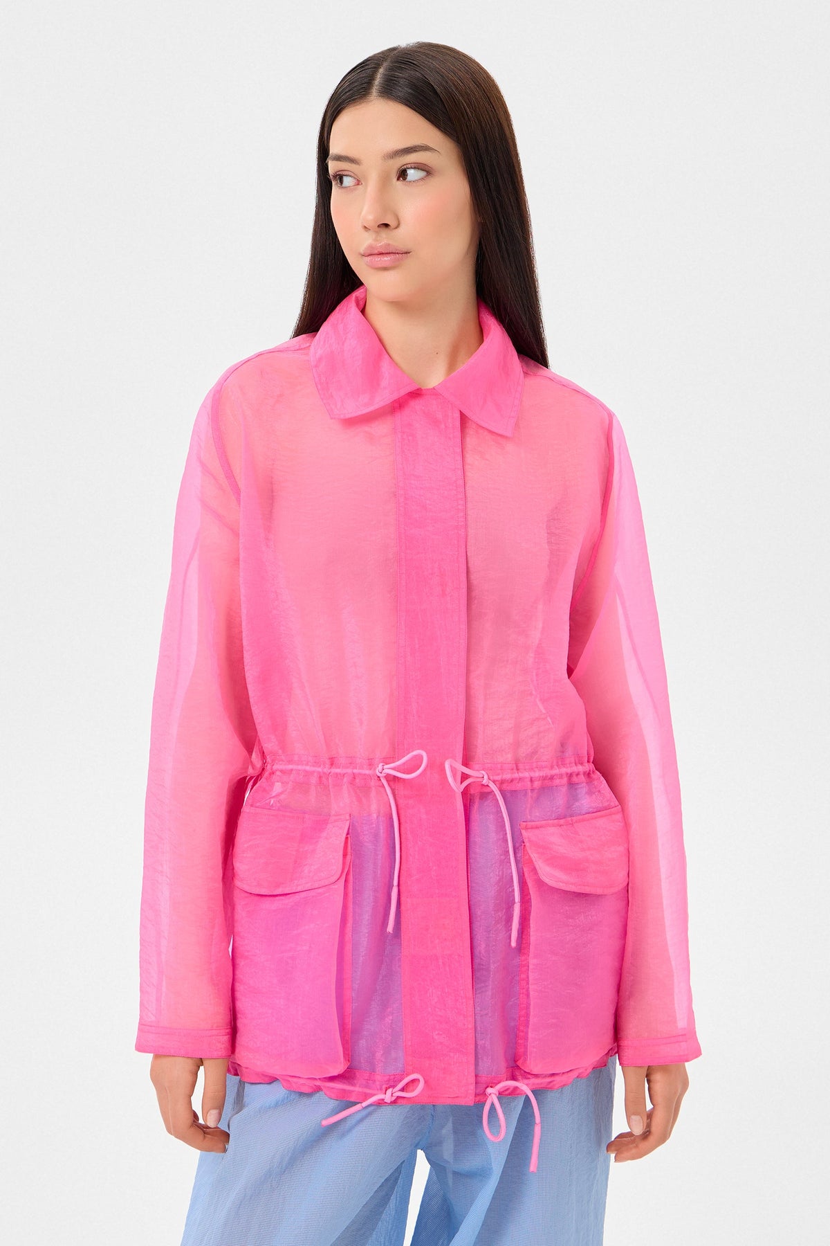 Cap Jacket Neon Pink - IENKI IENKI