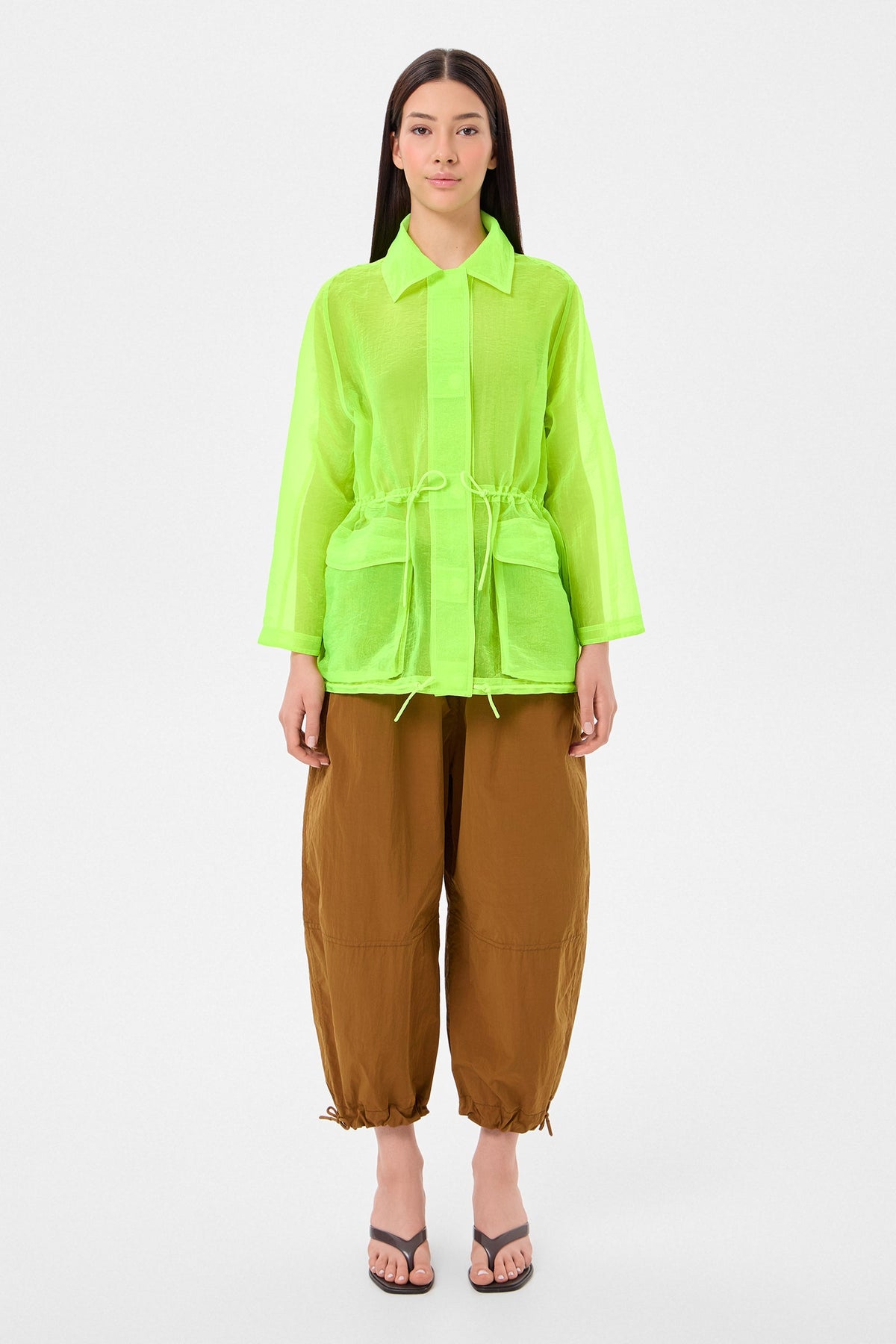 Cap Jacket Neon Yellow - IENKI IENKI