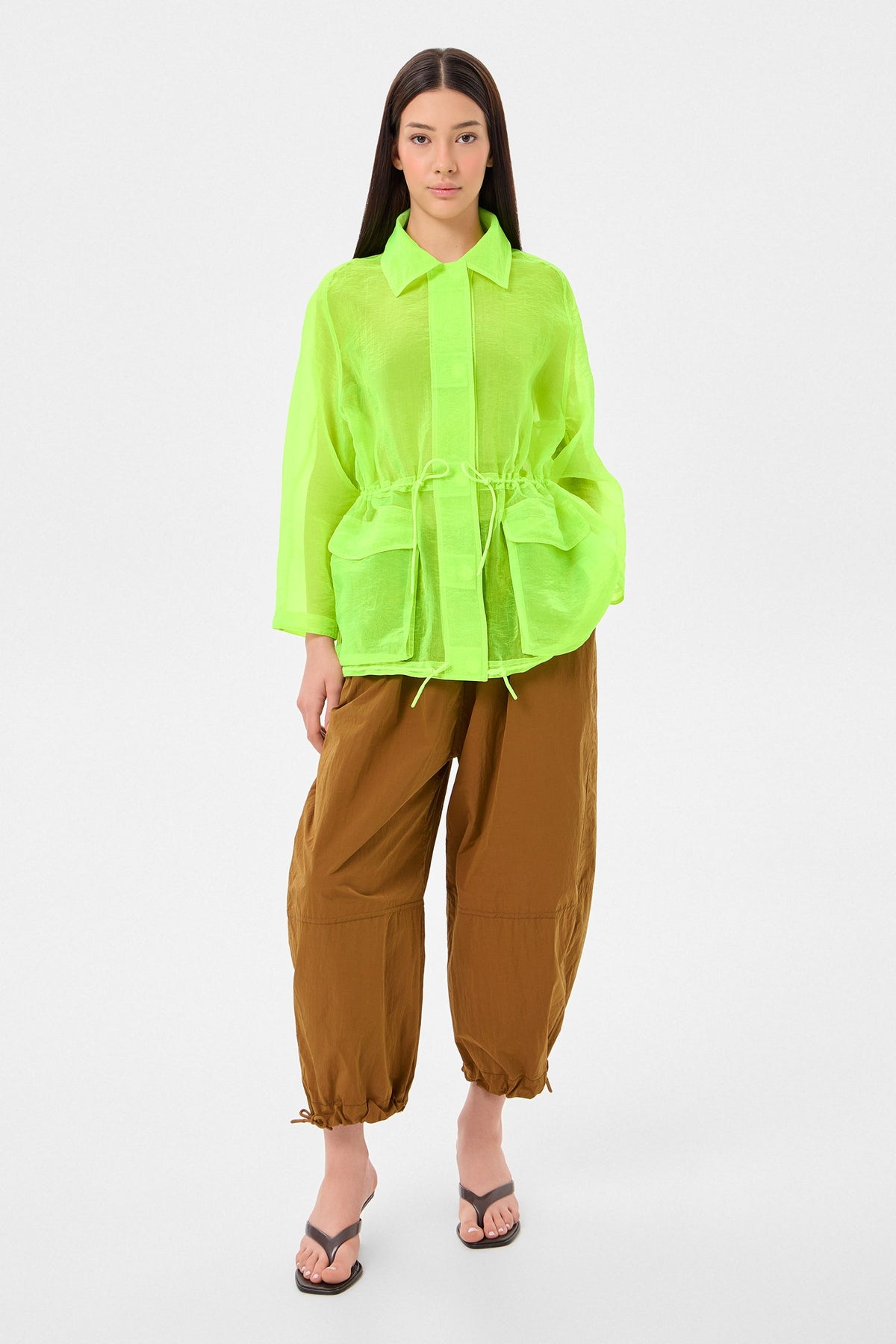 Cap Jacket Neon Yellow - IENKI IENKI