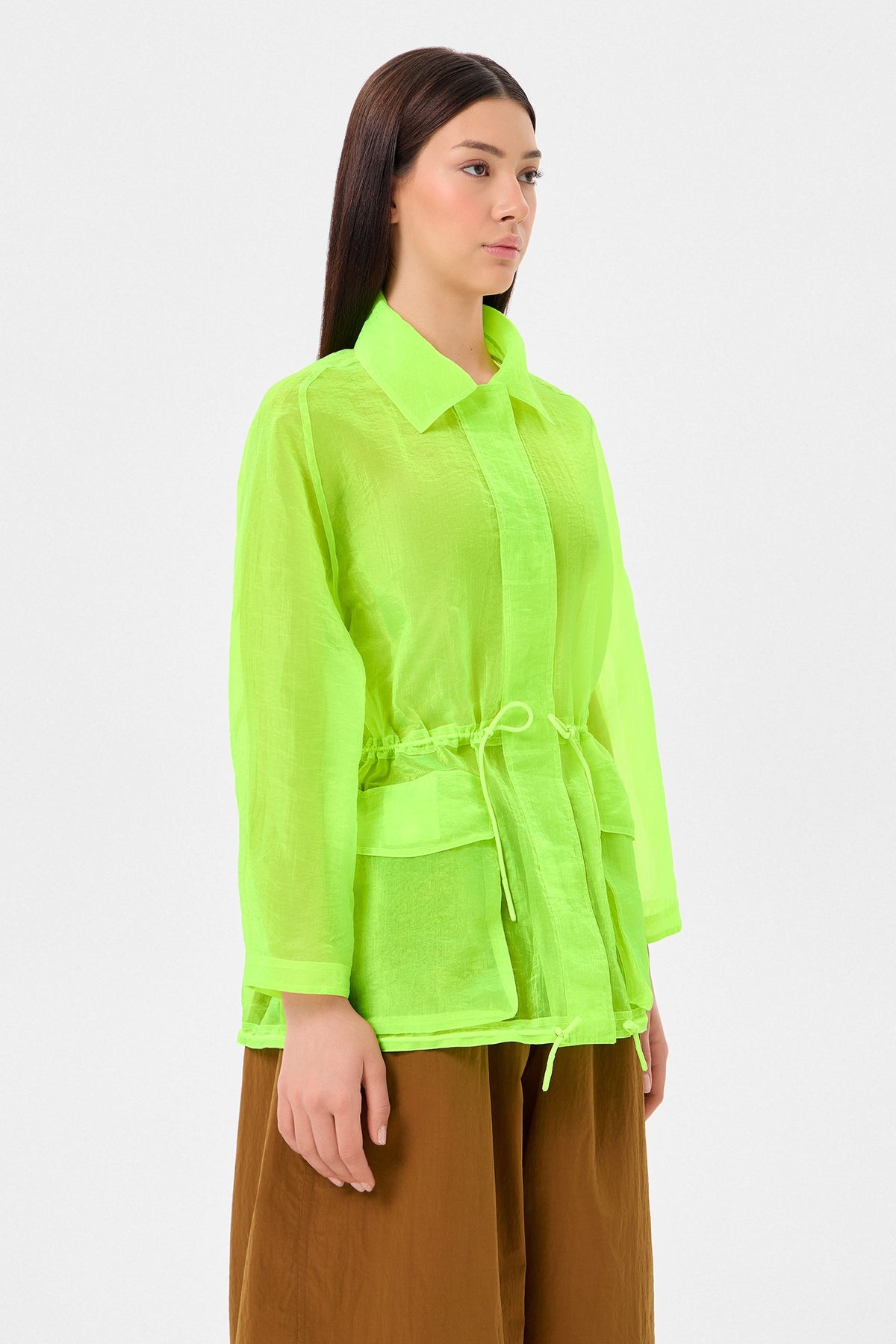 Cap Jacket Neon Yellow - IENKI IENKI