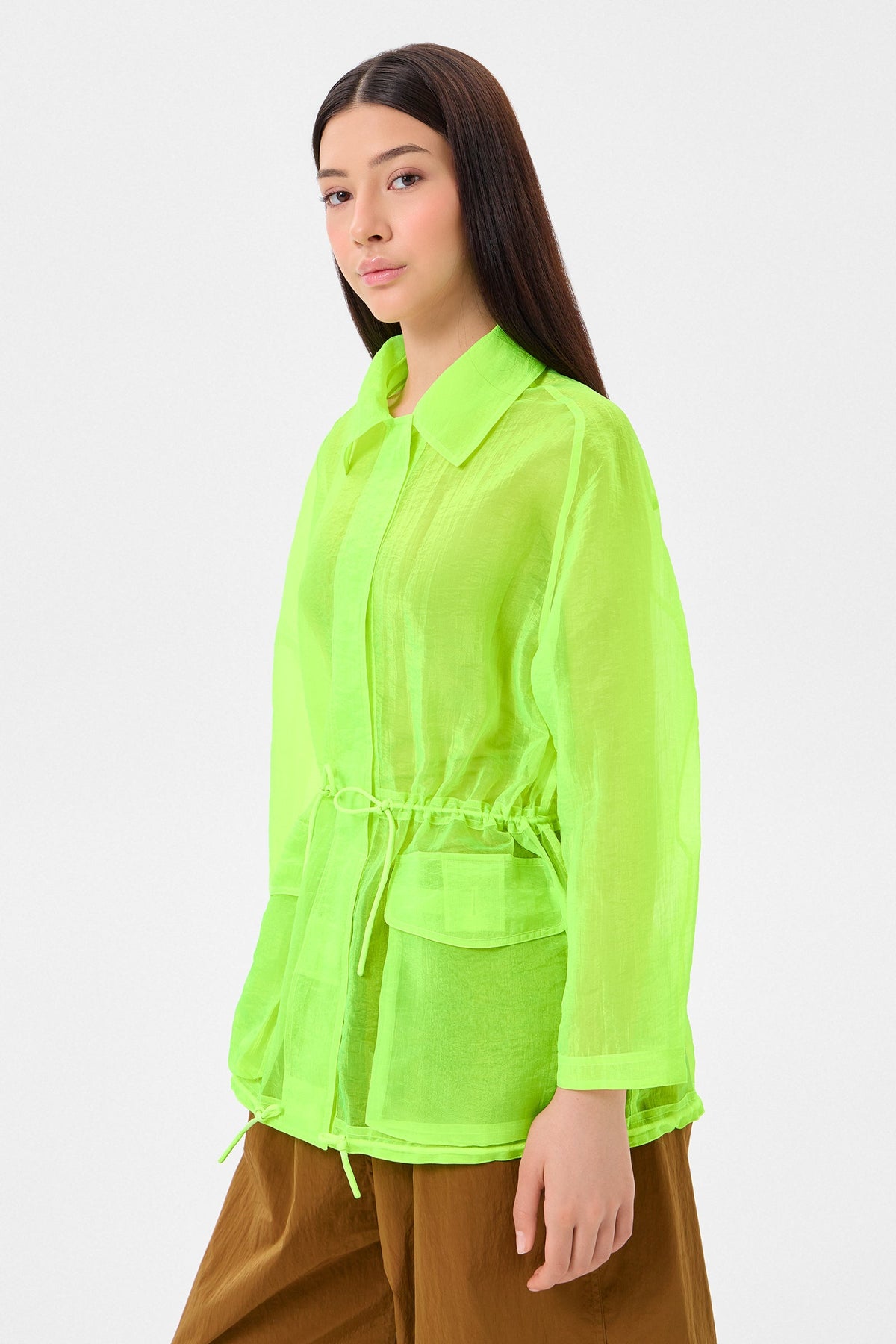 Cap Jacket Neon Yellow - IENKI IENKI