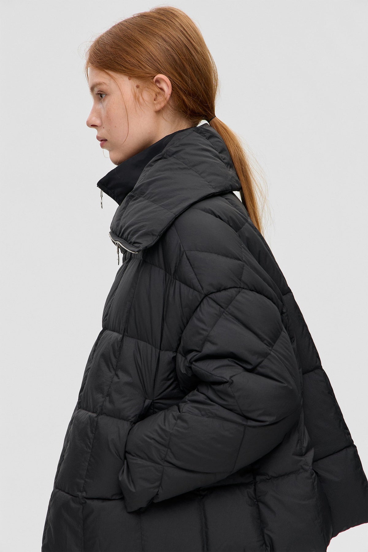 COZY ARCO JACKET MICRO BLACK - IENKI IENKI