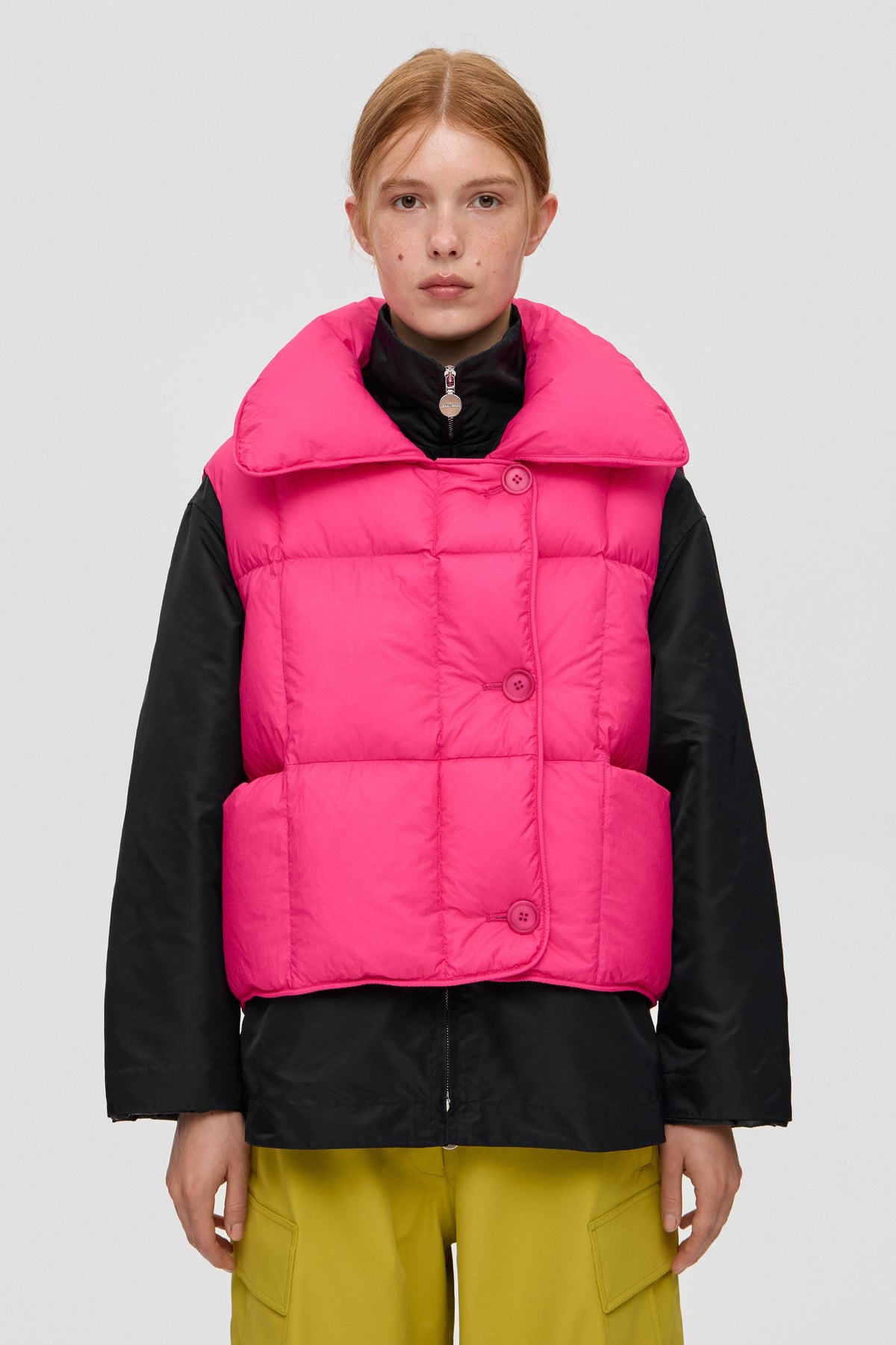 COZY CLOUD VEST MICRO PINK - IENKI IENKI