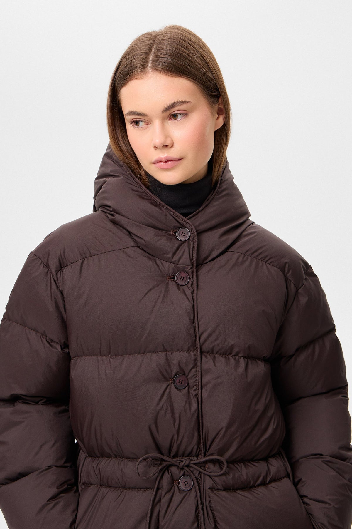 COZY MICHLIN JACKET MICRO BROWN - IENKI IENKI