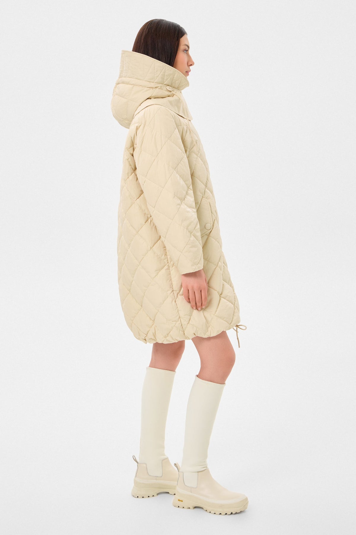 CYCLONE COAT ENNIO BEIGE - IENKI IENKI