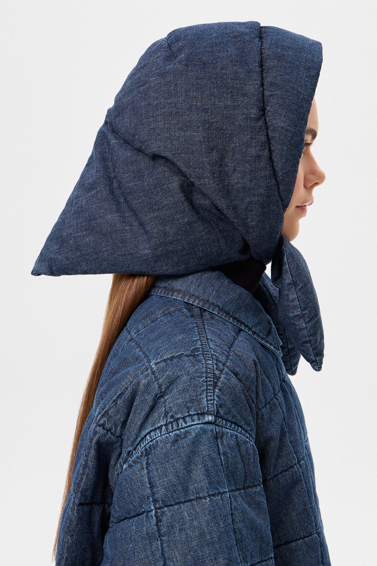 DENIM HUSTKA HOOD BLUE - IENKI IENKI