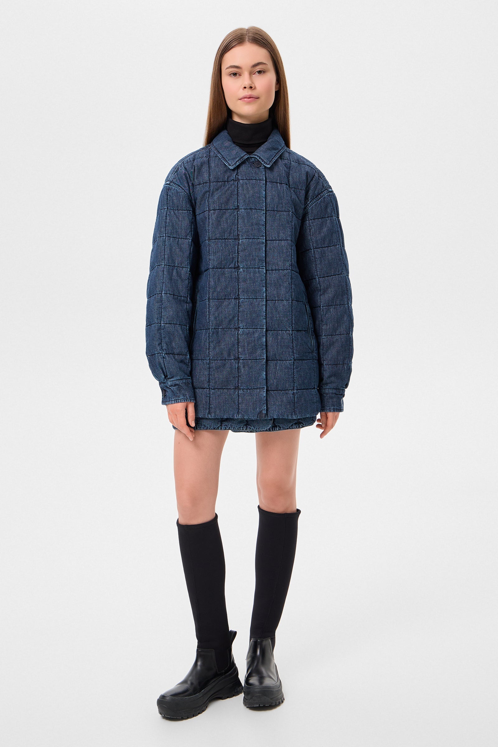 DENIM KALIK SHIRT BLUE - IENKI IENKI