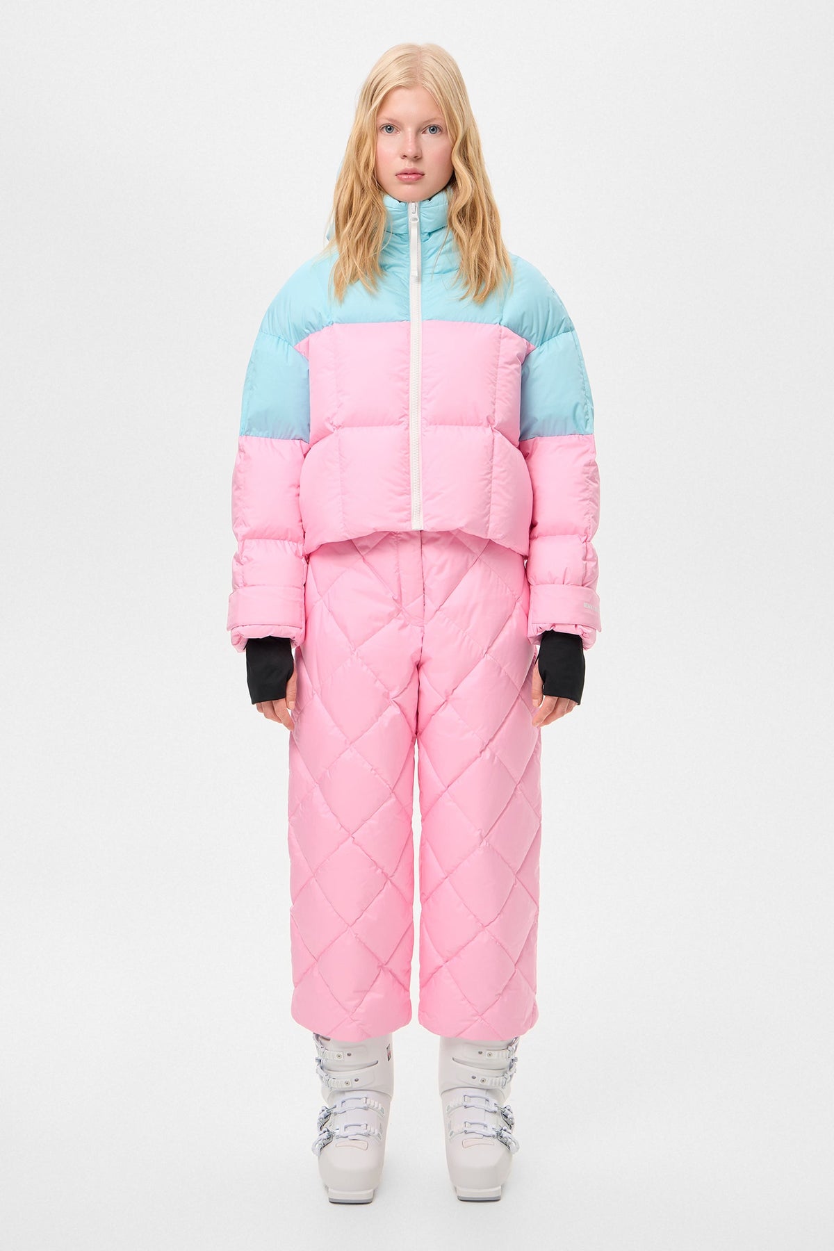DOUBLE APRES SKI WENDY JACKET TEC AQUA+ PINK - IENKI IENKI