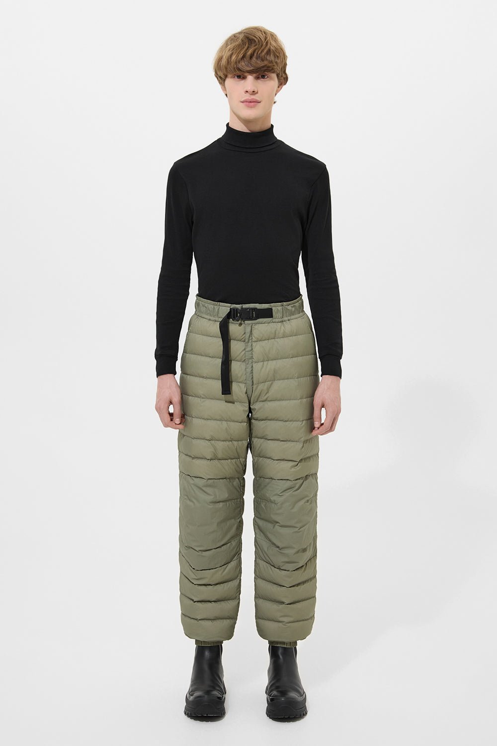DUNNO PANTS MAN MICRO OLIVE GREEN - IENKI IENKI