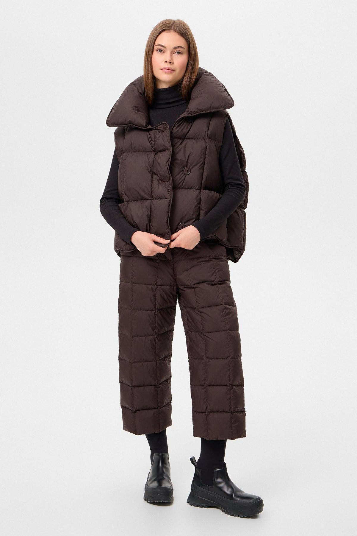 DUNNO PANTS MICRO BROWN - IENKI IENKI