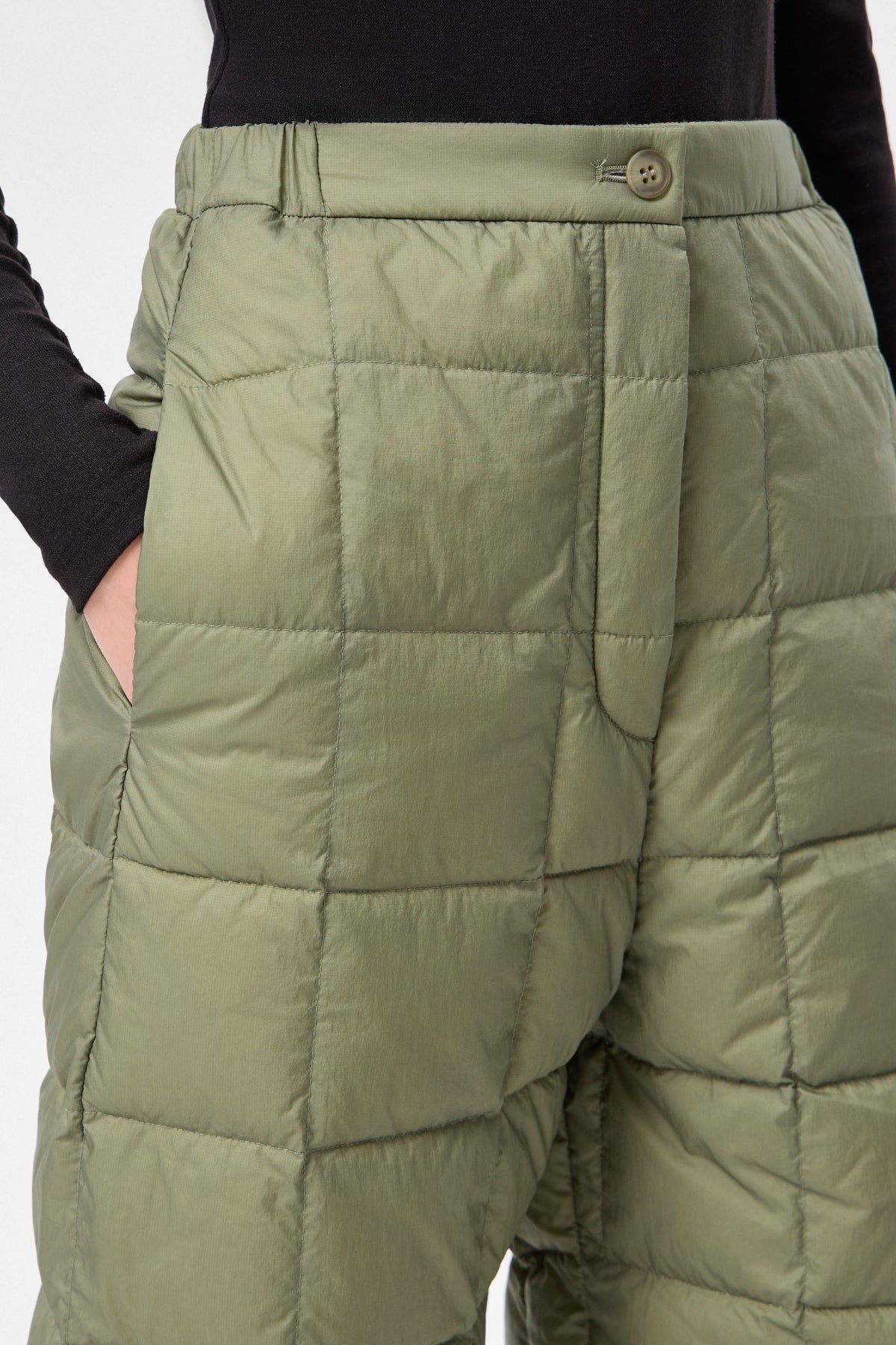 DUNNO PANTS MICRO OLIVE GREEN - IENKI IENKI