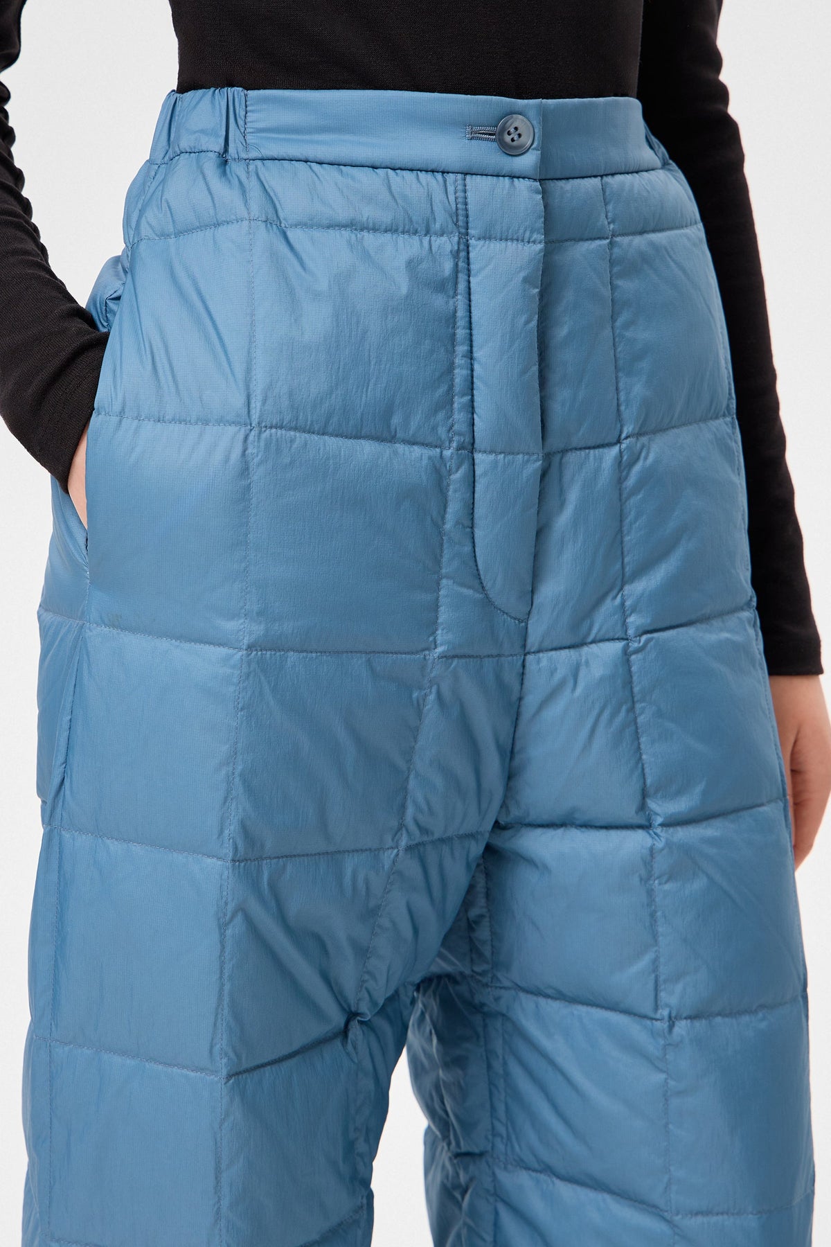 DUNNO PANTS MICRO STONE BLUE - IENKI IENKI