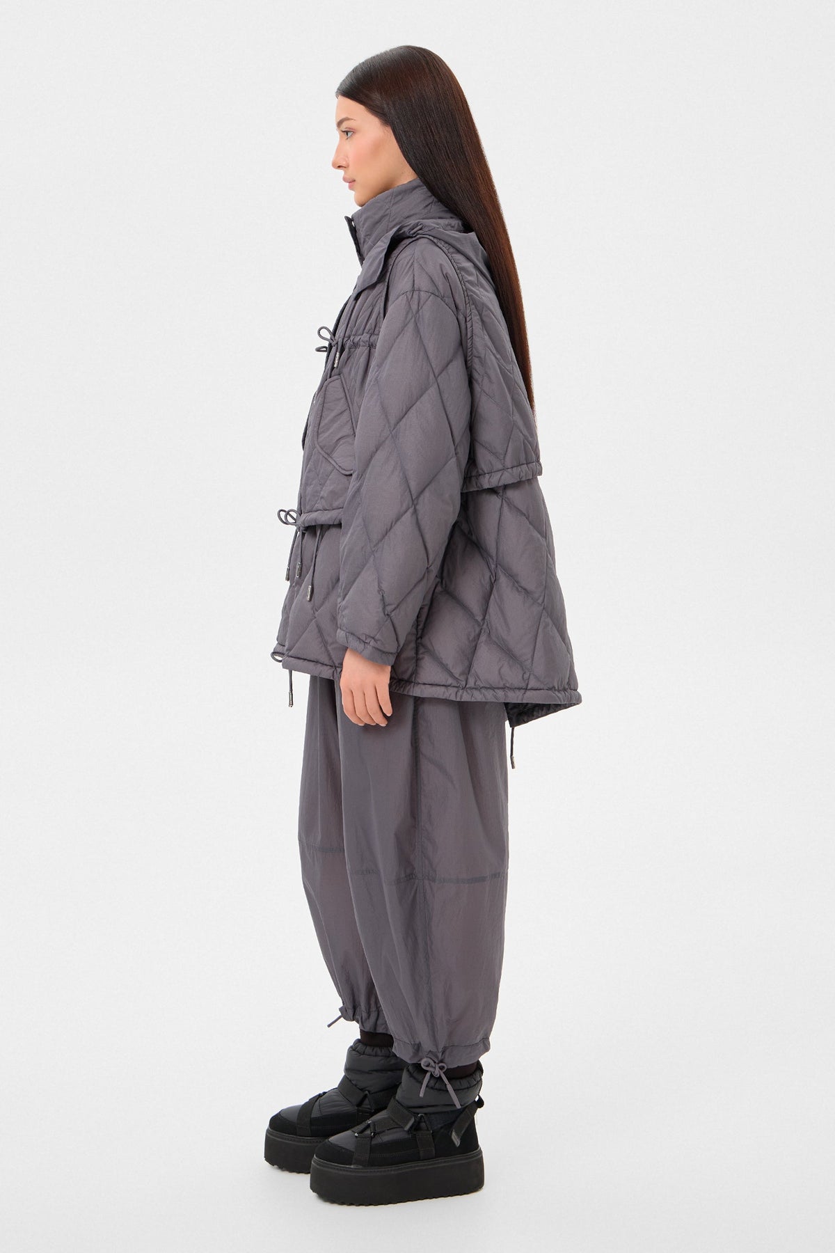 EMBER COAT KETCHUP GREY - IENKI IENKI